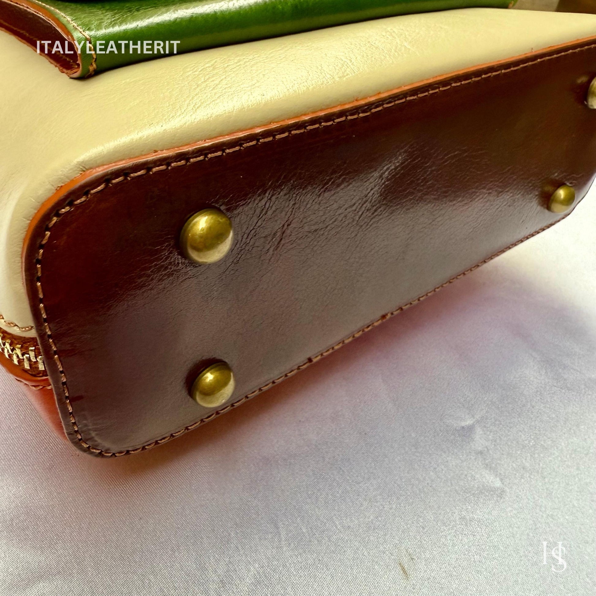 Italian Unisex Handmade Tuscan Leather Backpack From Florence, Made In Italy, Computer bag, multicolor backpack