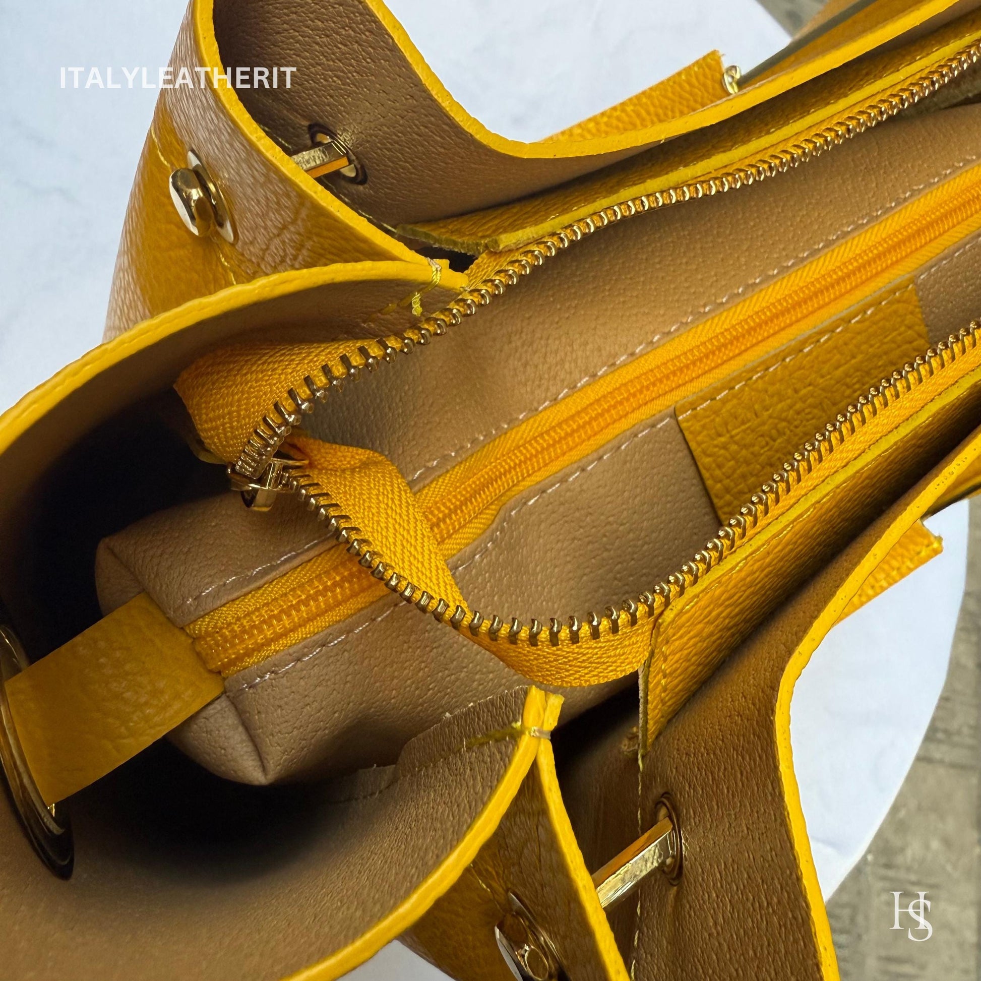Italian Handmade Leather Bags For Women | Elegant Brown Leather Tote From Florence, Italy | Premium Craftsmanship