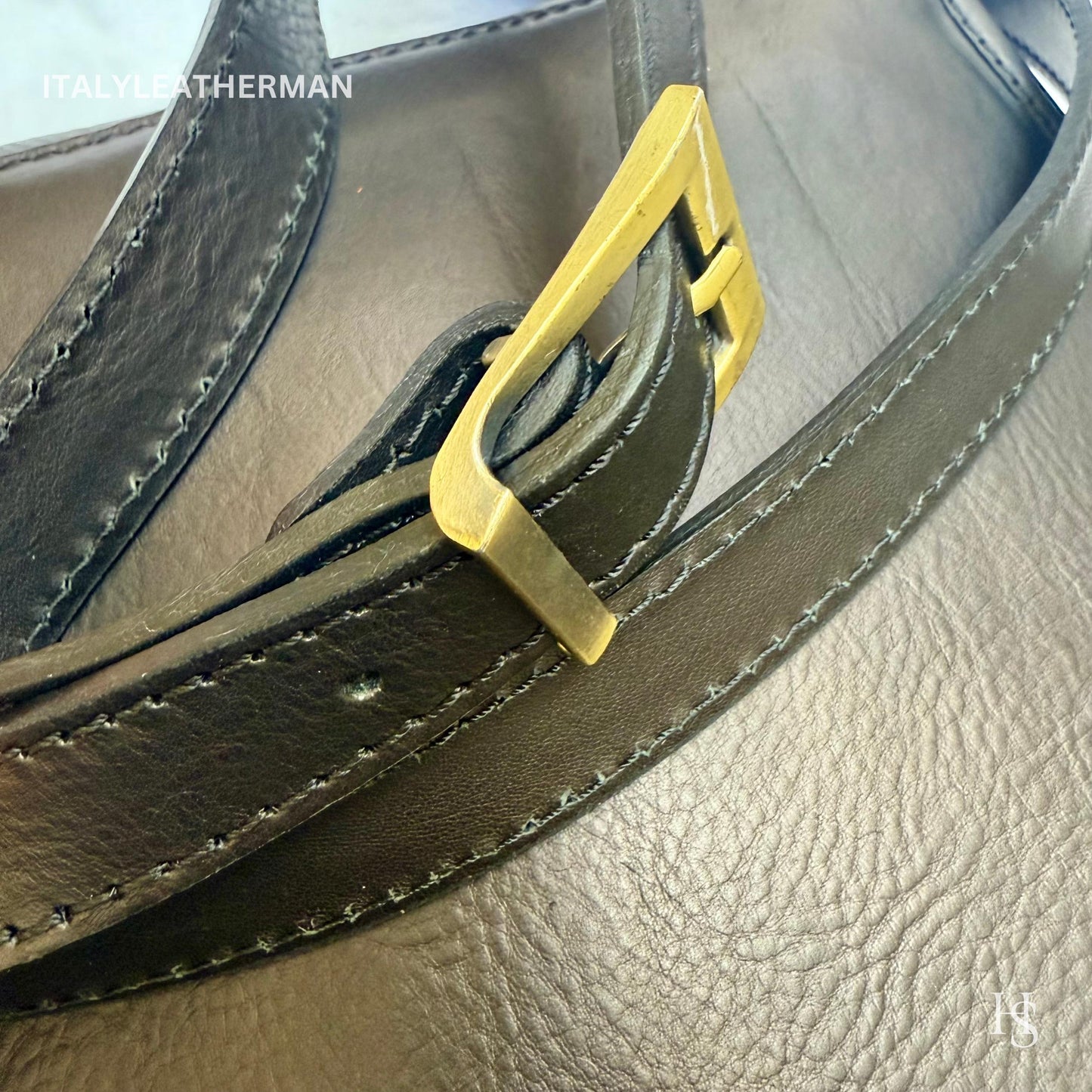 Italian Handmade Leather Crossbody Bags for Men Made In Italy from Florence || handmade leather bag , Gift for him