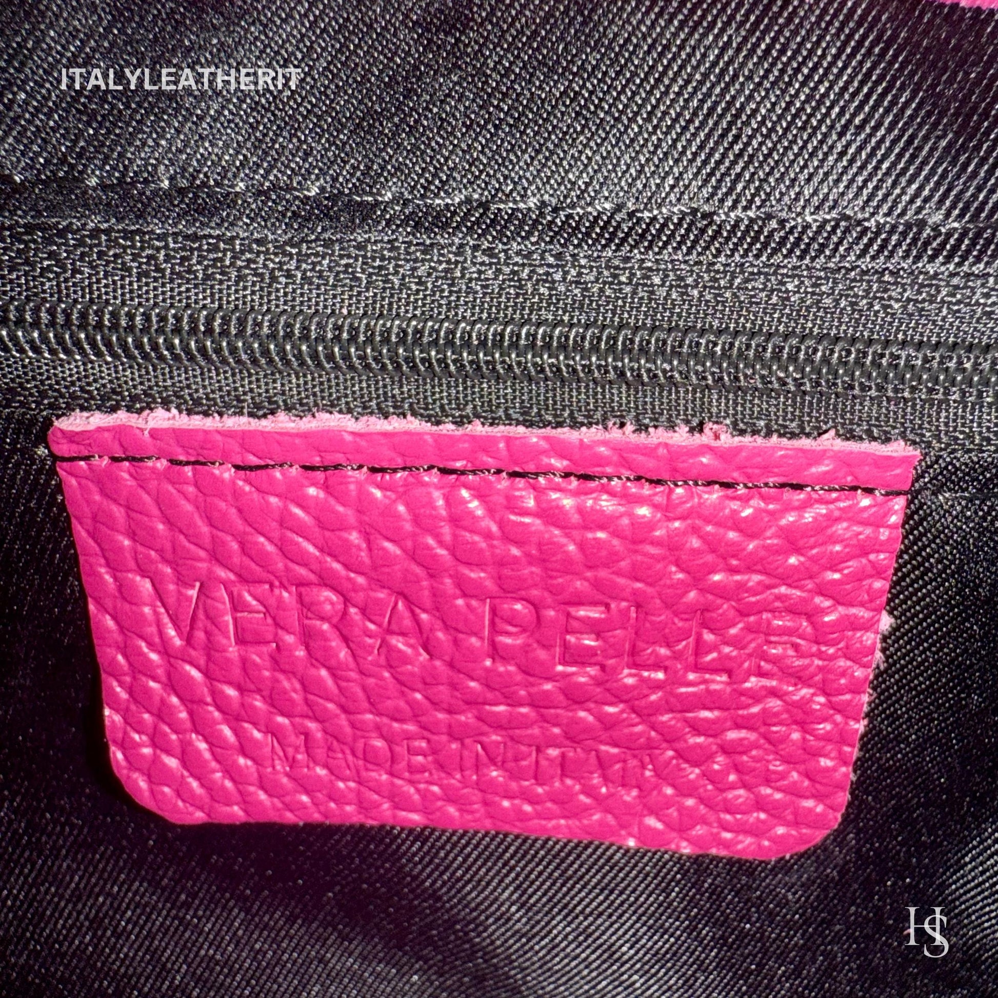 Bee Clasp Purse Handmade Italian Leather Bag for Women - Italy Leather Shop