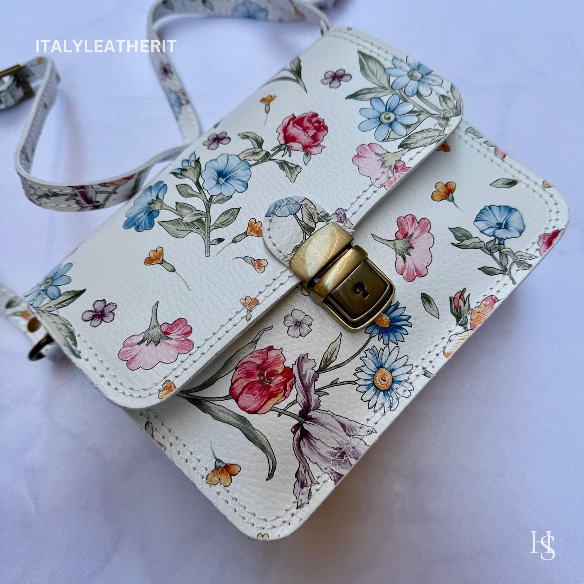 Italian Handmade Leather Bags For Women | Elegant Mini Leather Tote From Florence | Small Crossbody Bag, Mini Bag