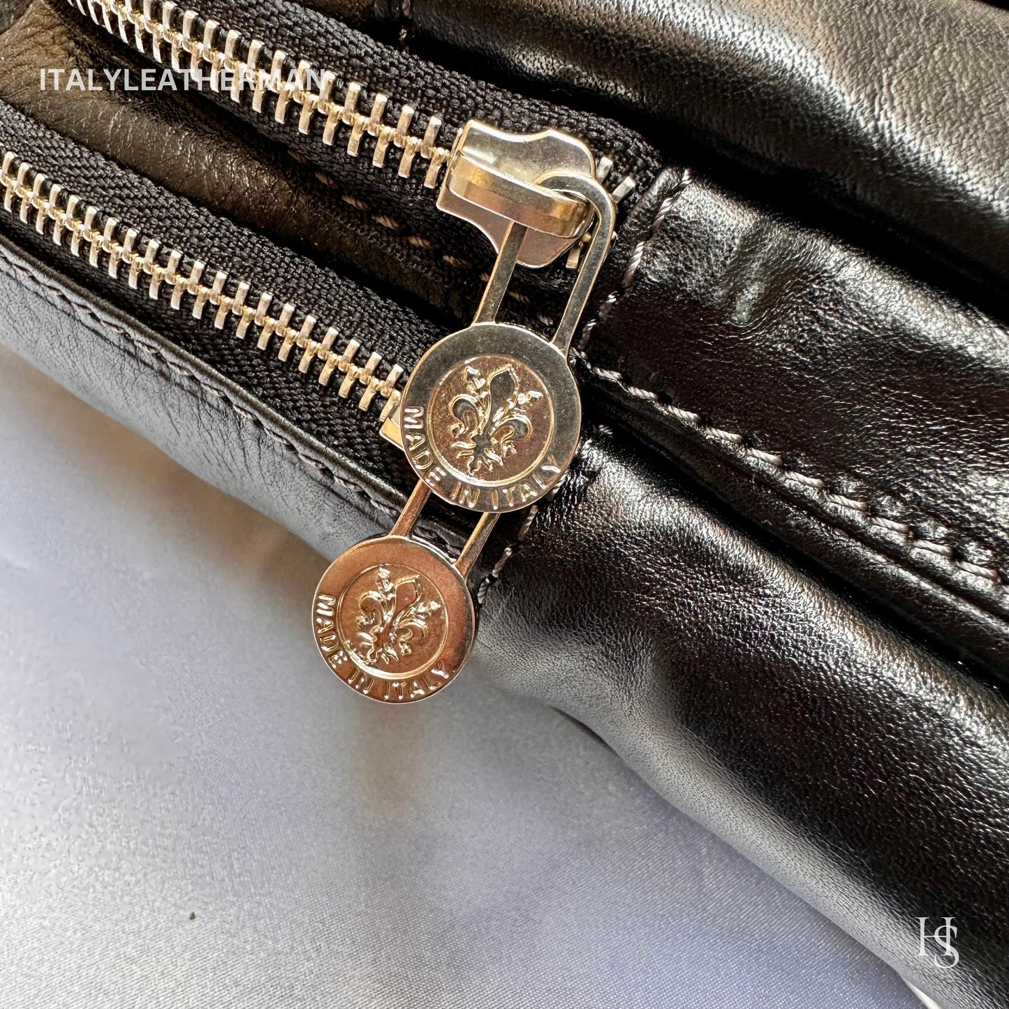 Italian Handmade Leather Sling Bag for Unisex Made In Italy from Florence | Waist Bag