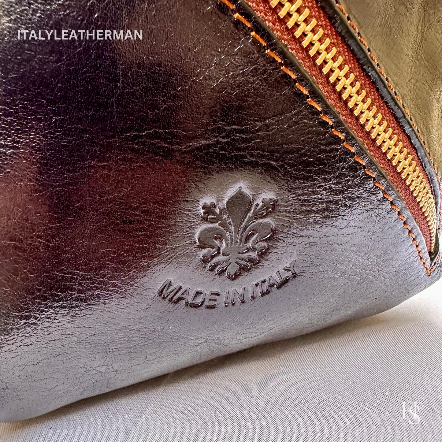 Italian Handmade Leather Sling Bag for Men | Elevate Your Style with Exquisite Craftsmanship, NAVY BLUE