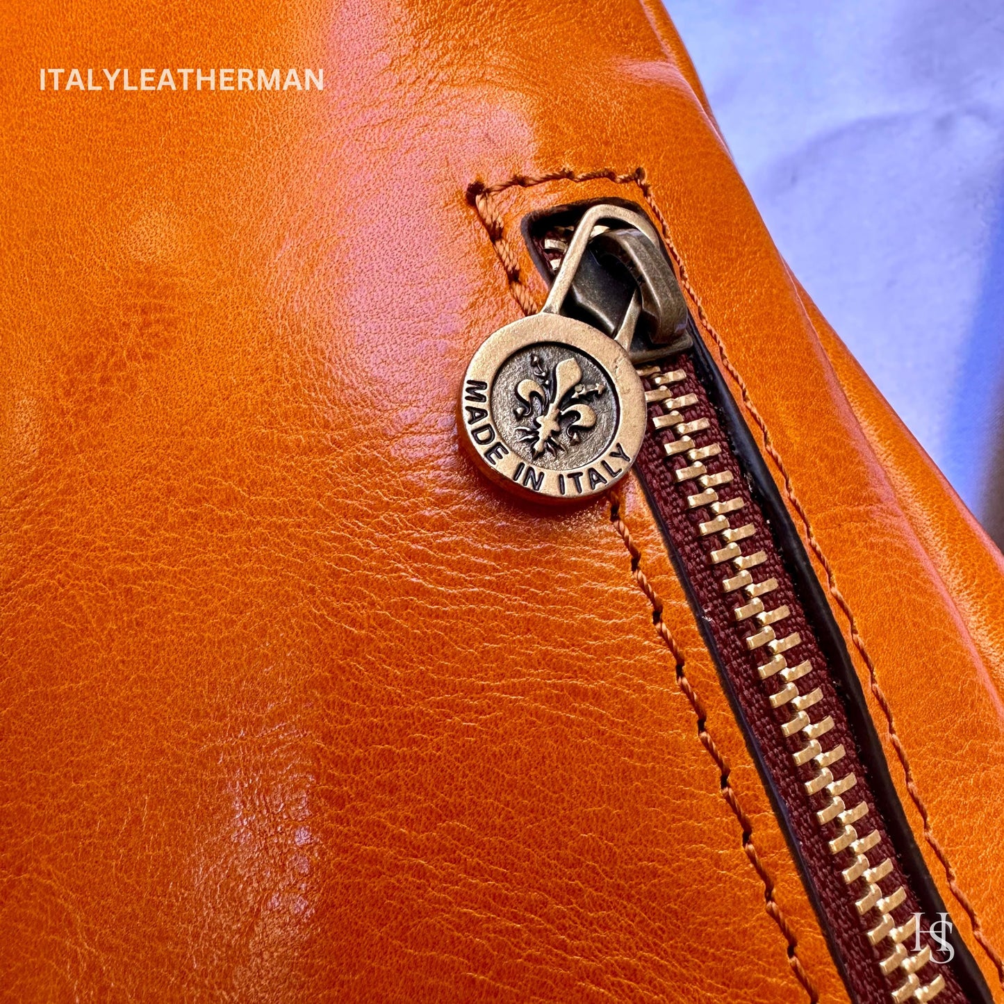 Italian Handmade Leather Sling Bags for Unisex, Crafted in Florence - Versatile Waist Bag and Leather Fanny Pack