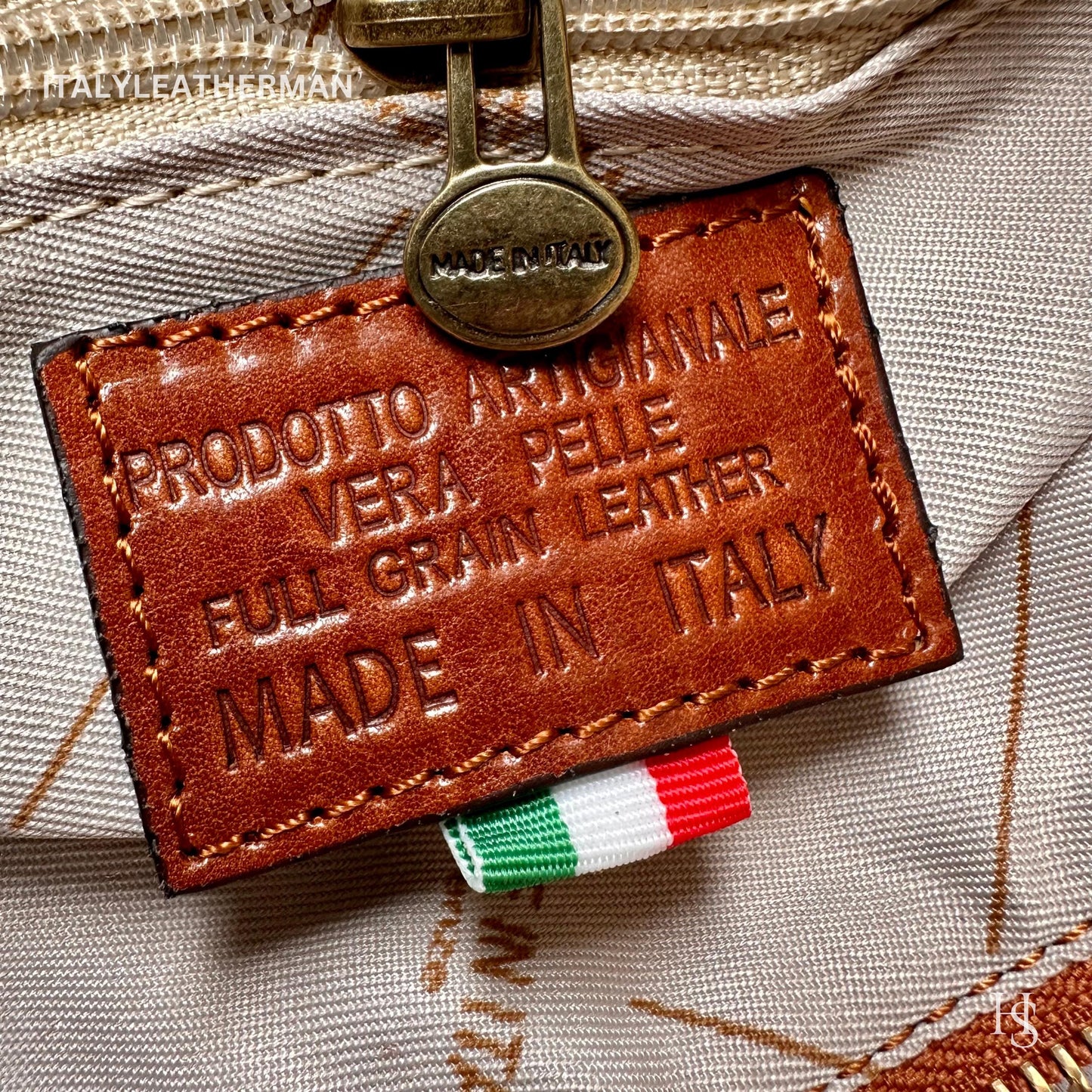 Italian Handmade Leather Crossbody Bags for Men Made In Italy from Florence || Handmade leather bag