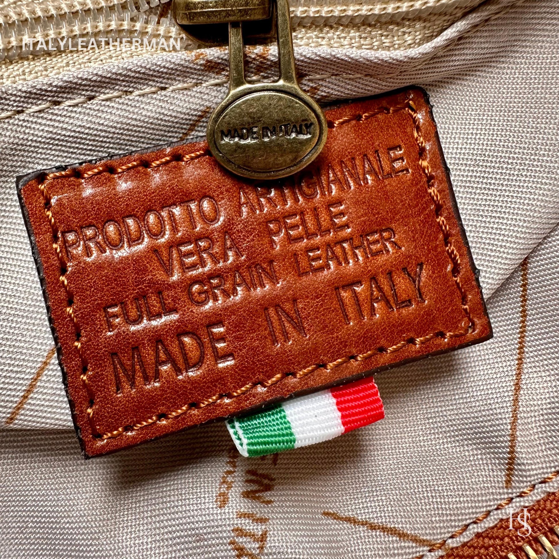 Italian Handmade Leather Crossbody Bags for Men Made In Italy from Florence || Handmade leather bag