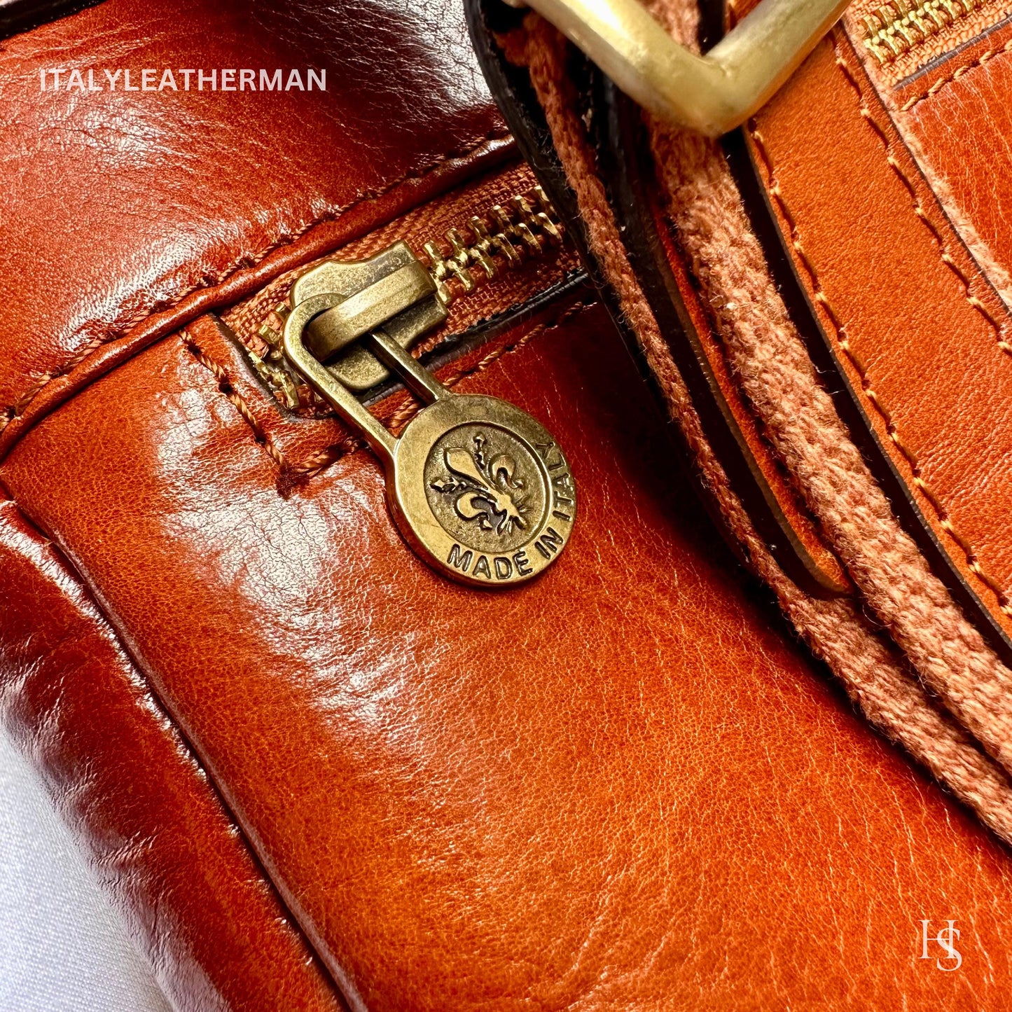 Italian Handmade Leather Crossbody Bags for Men Made In Italy from Florence || Handmade leather bag