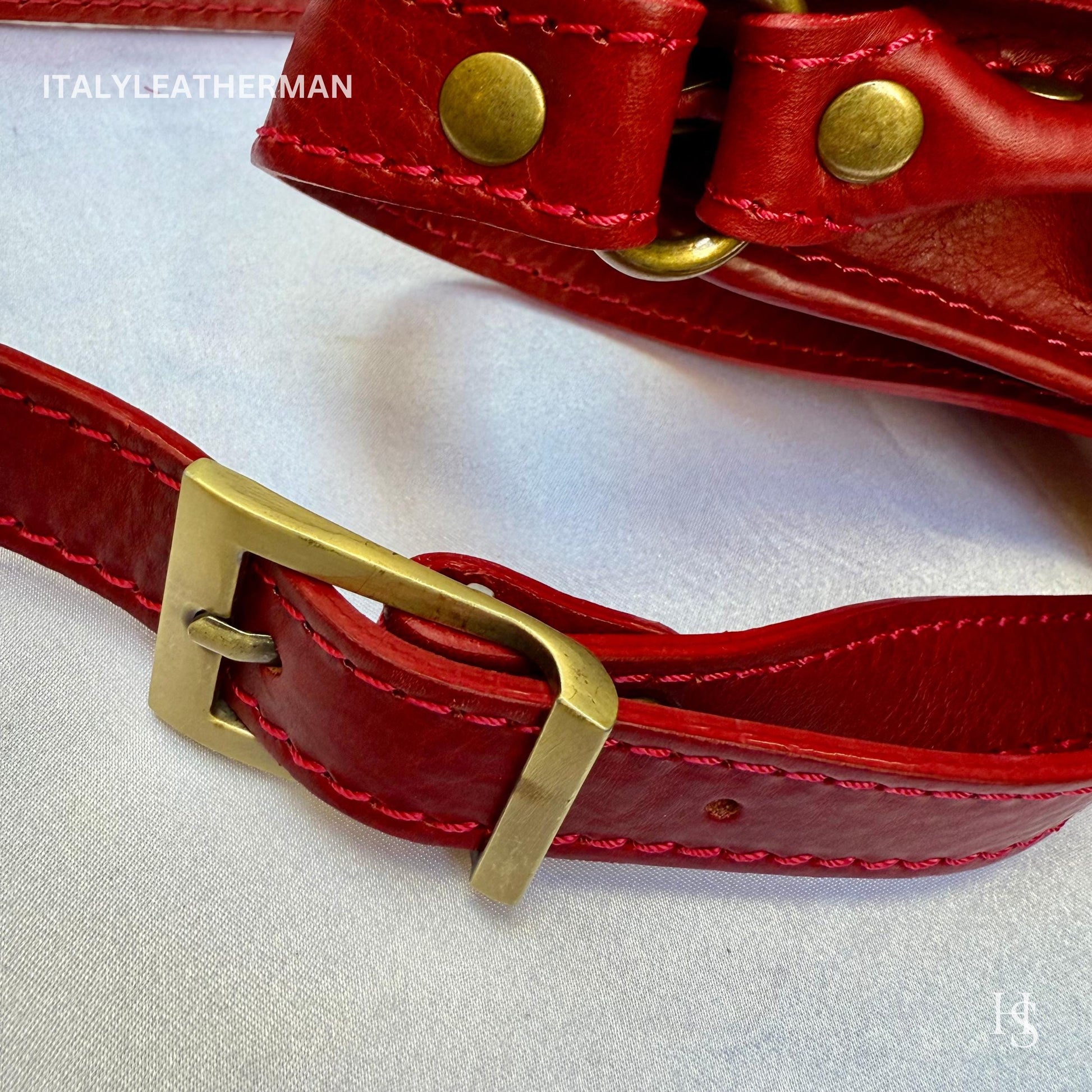 Italian Handmade Leather Crossbody Bags for Men Made In Italy from Florence || handmade leather bag, Gift for him