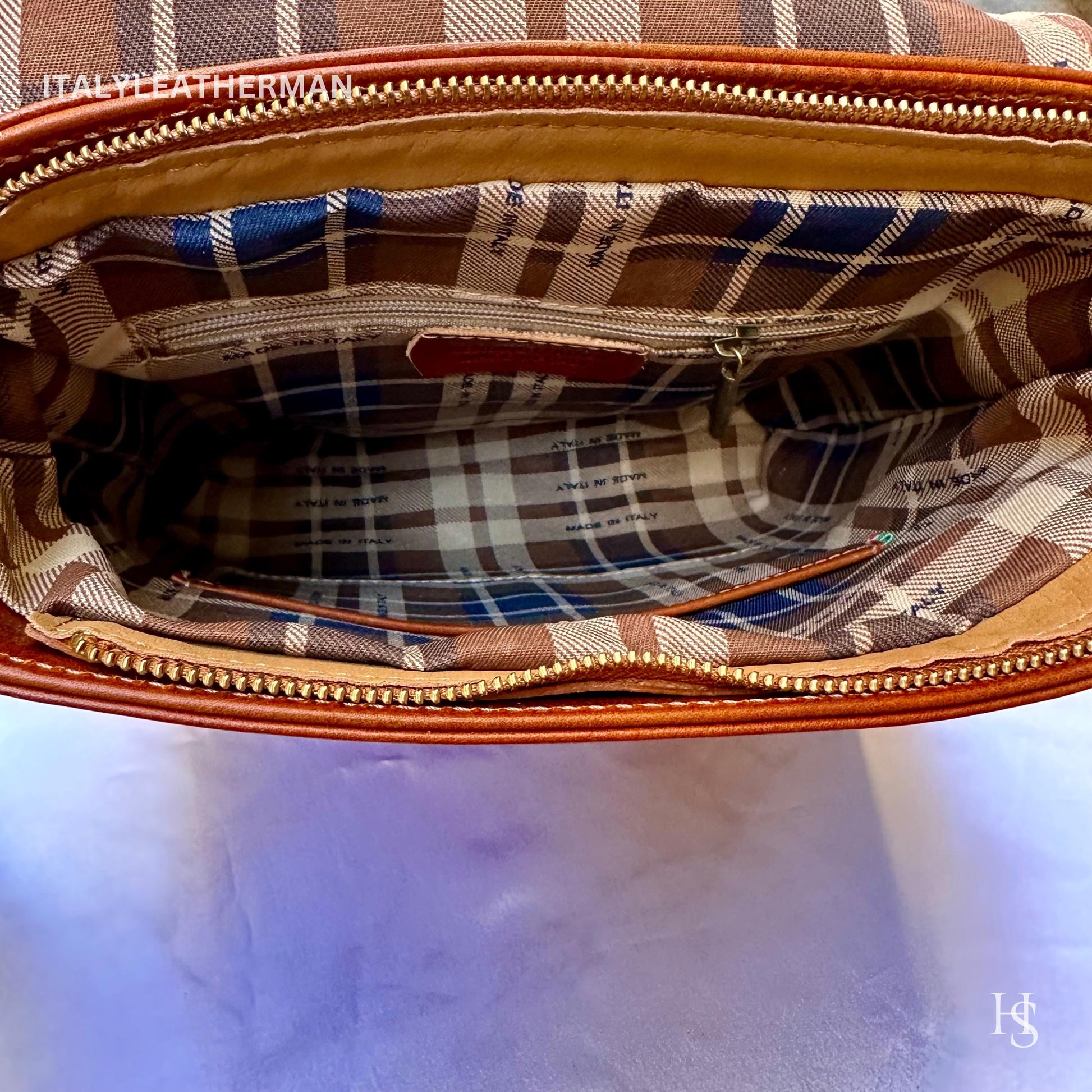 Italian Handmade Leather Crossbody Bags for Men Made In Italy from Florence || handmade leather bag, Gift for him