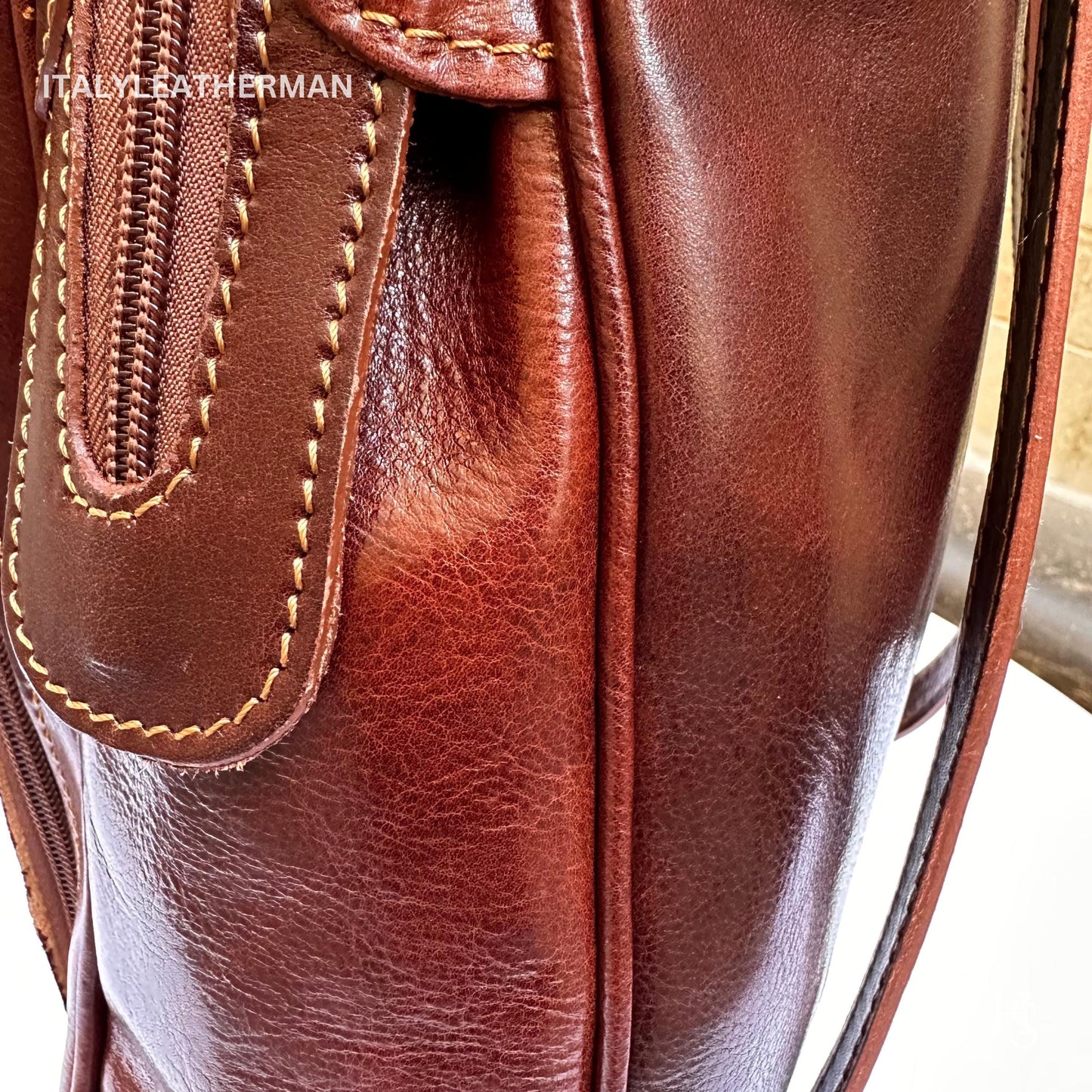 Italian Handmade Leather Backpacks for Unisex| Elevate Your Style with Exquisite Craftsmanship Made in Italy from Florence