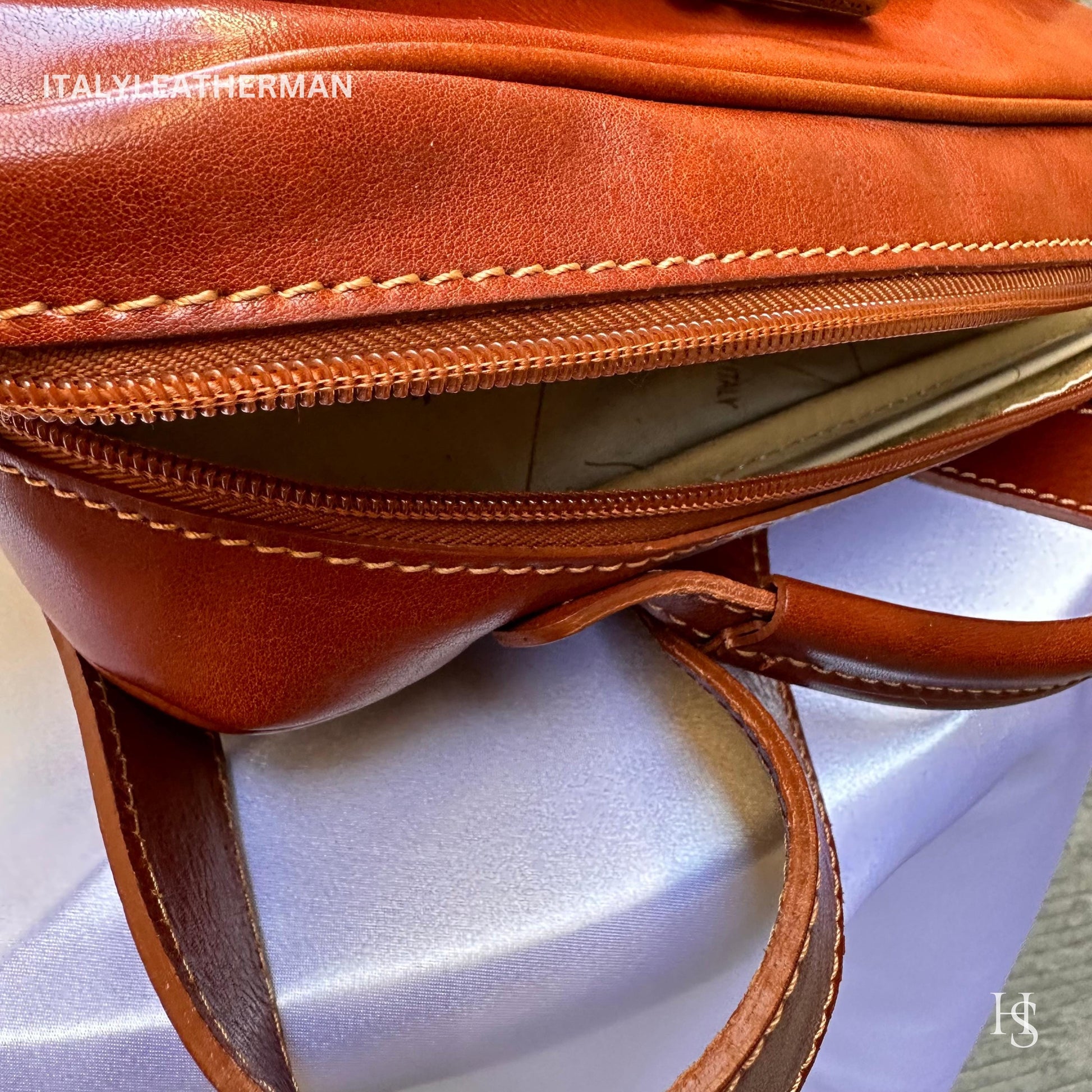 Italian Handmade Leather Backpacks for Unisex| Elevate Your Style with Exquisite Craftsmanship Made in Italy from Florence