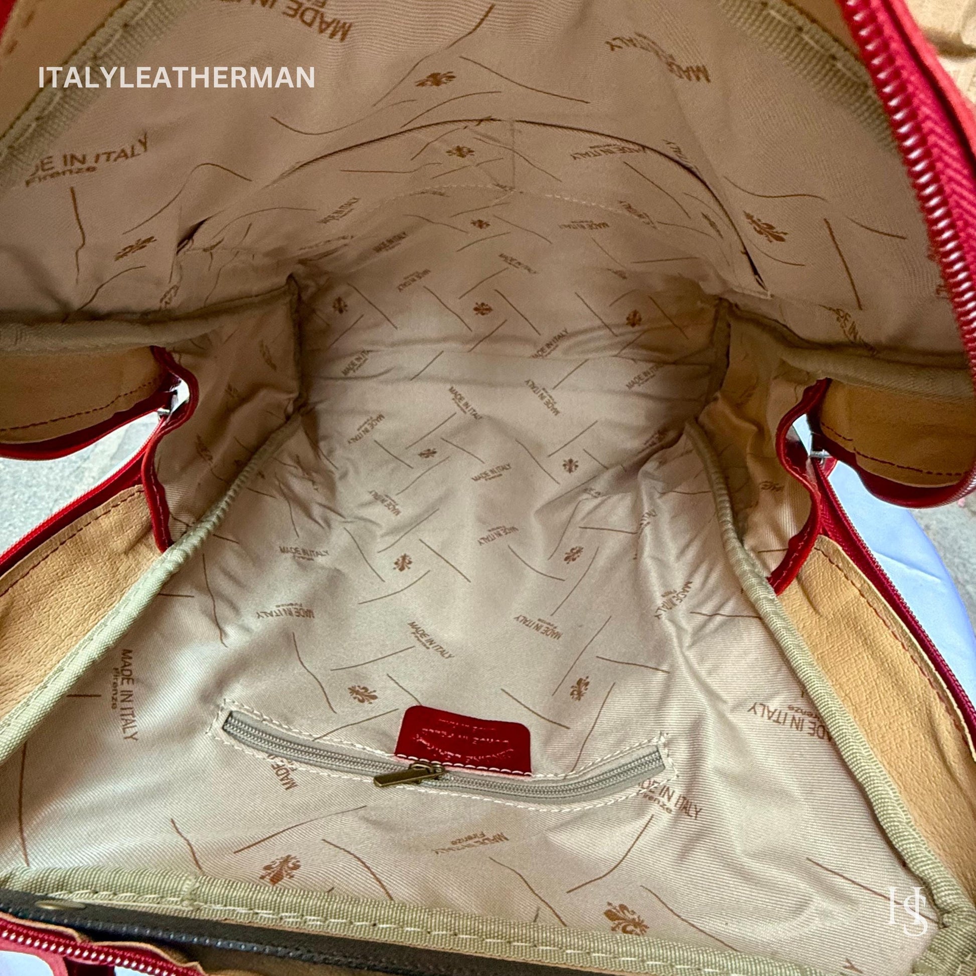 Italian Handmade Leather Backpacks for Unisex| Elevate Your Style with Exquisite Craftsmanship Made in Italy from Florence