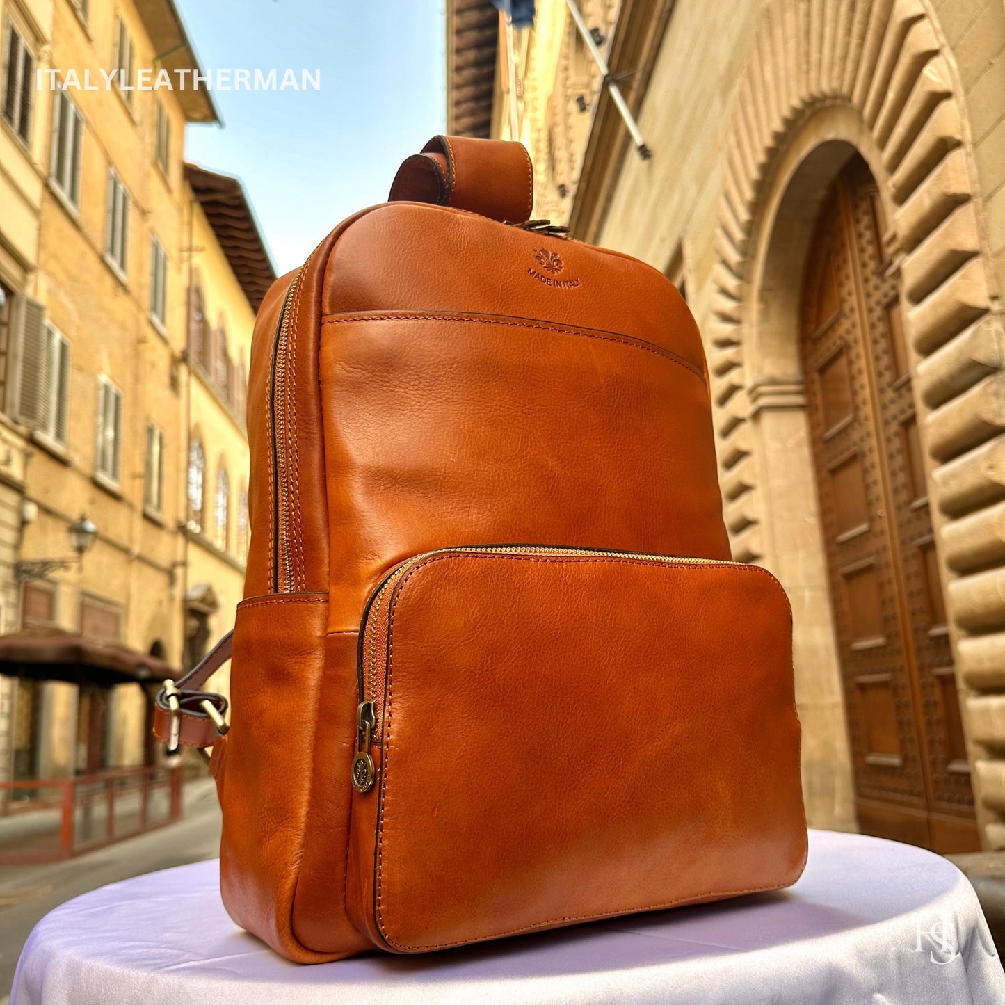 Italian Handmade Leather Backpacks for Men | Elevate Your Style with Exquisite Craftsmanship Made in Italy from Florence