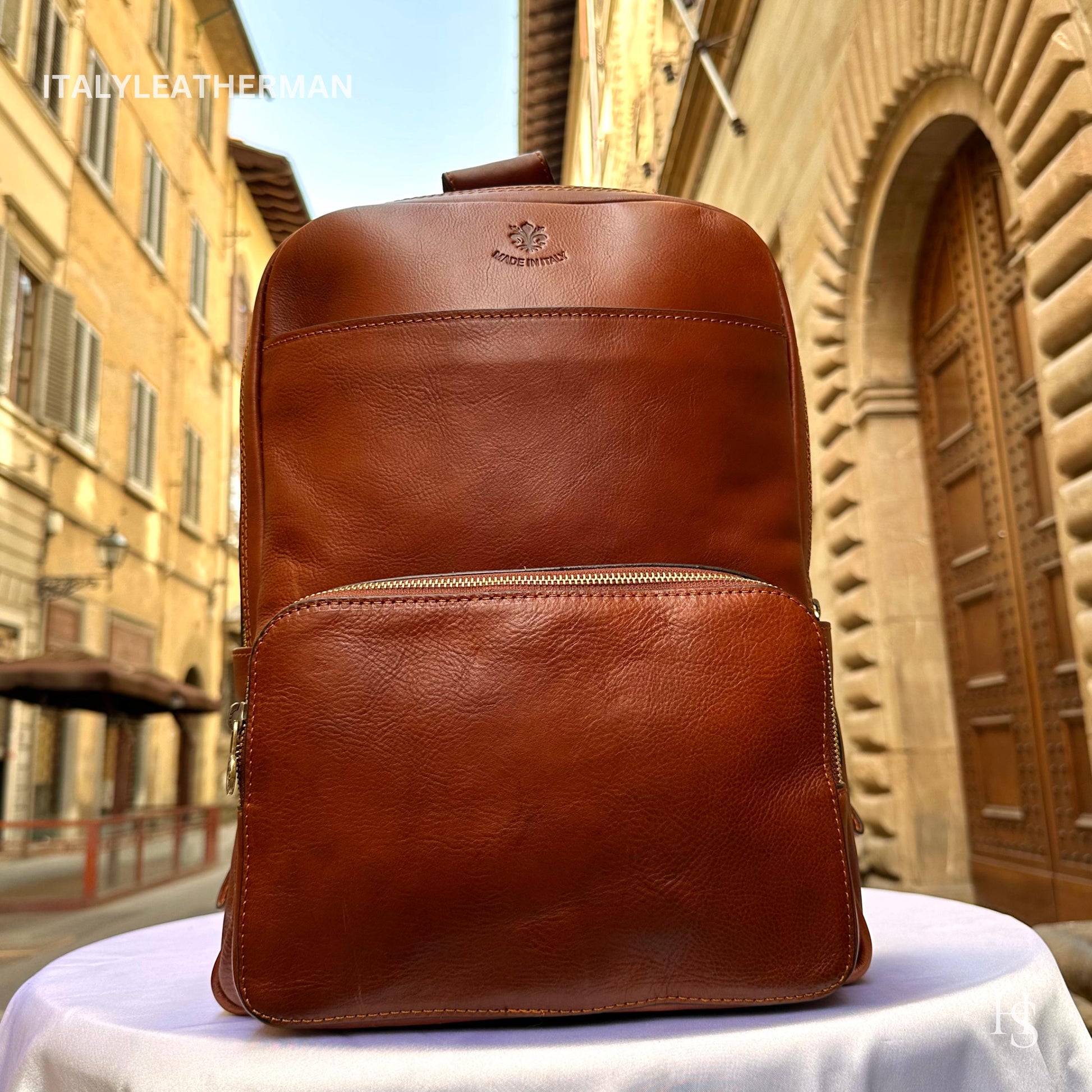 Italian Handmade Leather Backpacks for Men | Elevate Your Style with Exquisite Craftsmanship Made in Italy from Florence