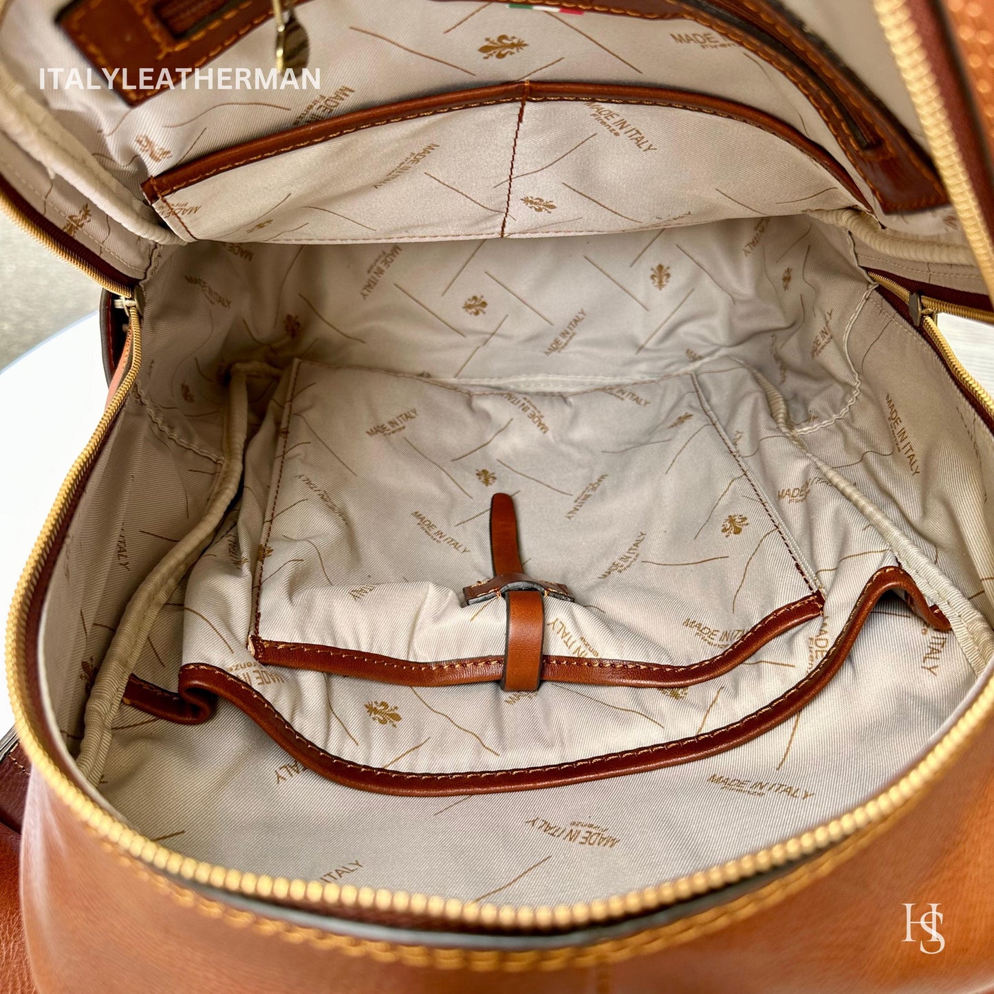 Italian Handmade Leather Backpacks for Men | Elevate Your Style with Exquisite Craftsmanship Made in Italy from Florence