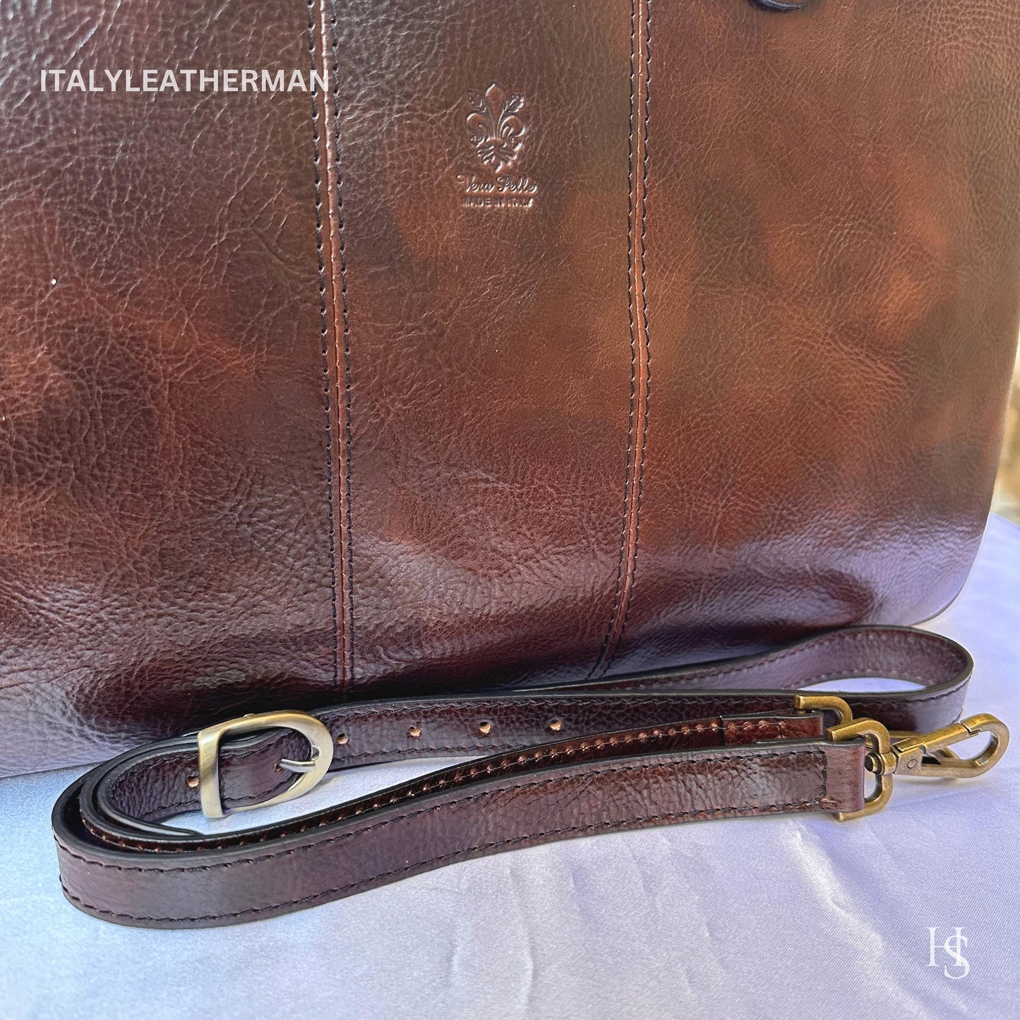 Italian Handmade Leather Briefcase Bags for Men | Elevate Your Style with Exquisite Craftsmanship made in Italy from Florence | shoulder bag