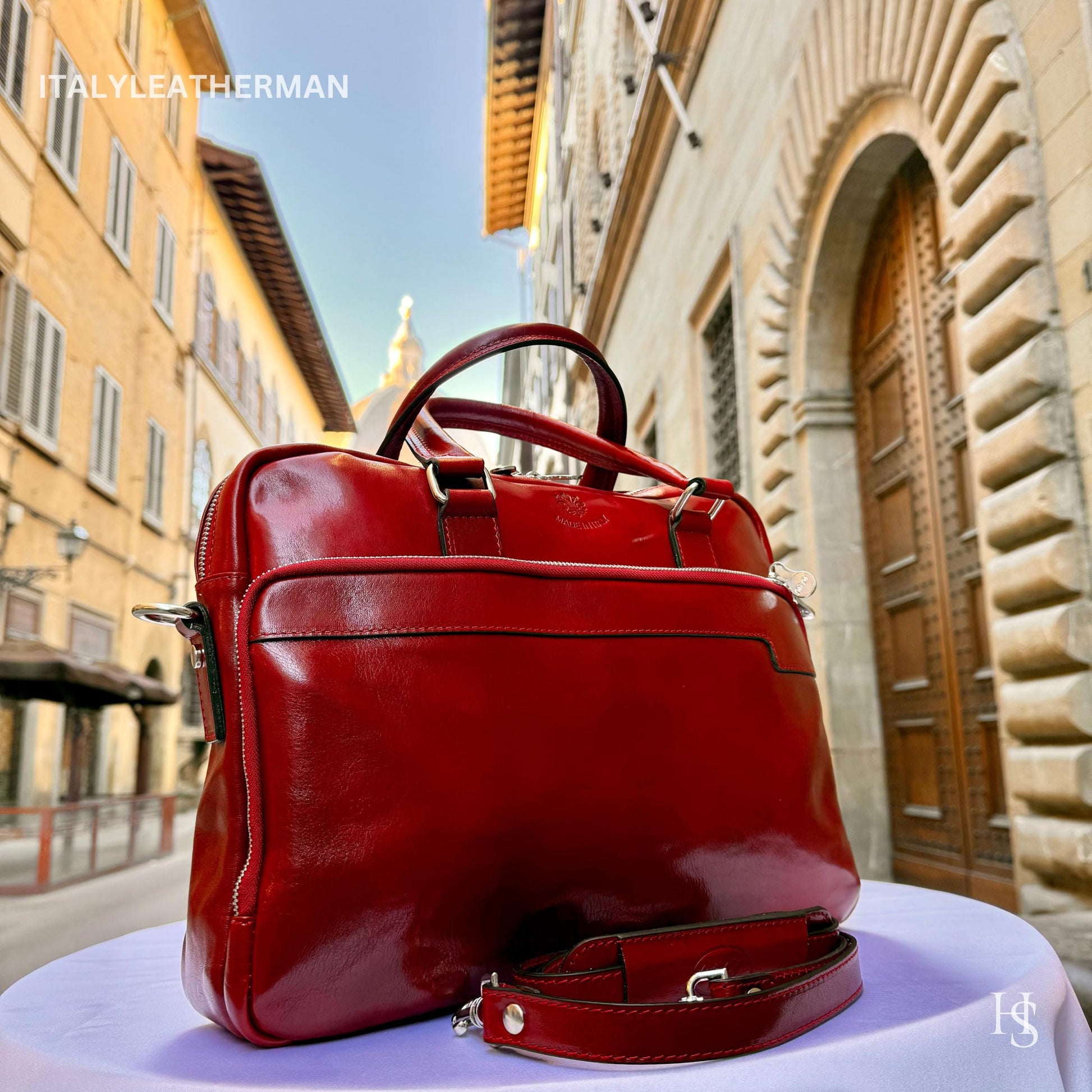 Italian Handmade Leather Briefcase Bags for Men | Elevate Your Style with Exquisite Craftsmanship made in Italy