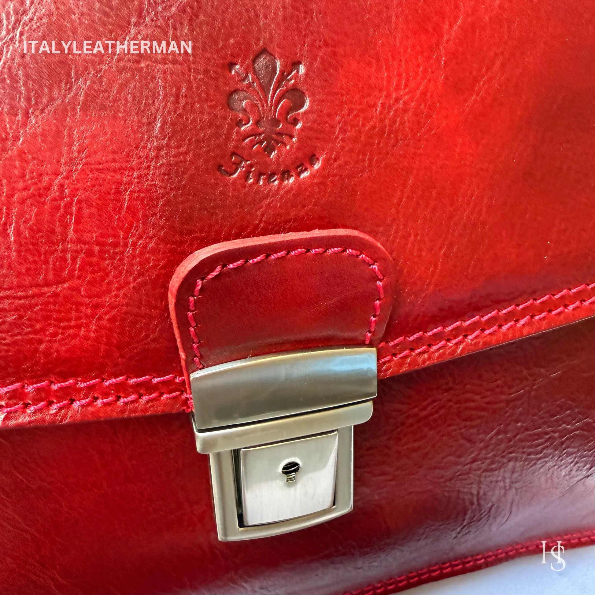 Italian Handmade Leather Briefcase Bags for Men , Inspired Men's Messenger Bag, perfect gift for him