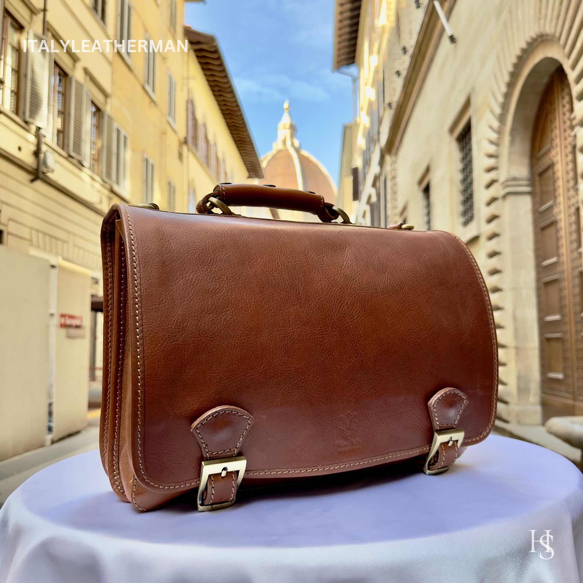 Italian Handmade Leather Briefcase Bags for Men | Elevate Your Style with Exquisite Craftsmanship made in Italy