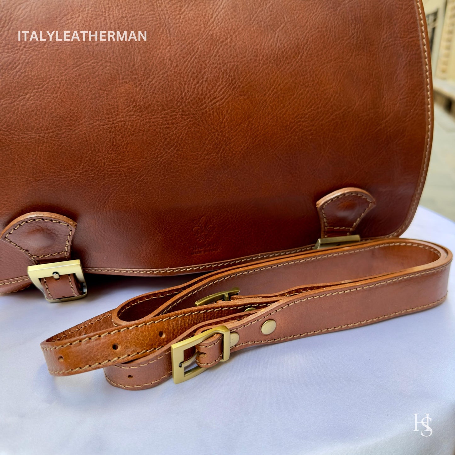 Italian Handmade Leather Briefcase Bags for Men | Elevate Your Style with Exquisite Craftsmanship made in Italy