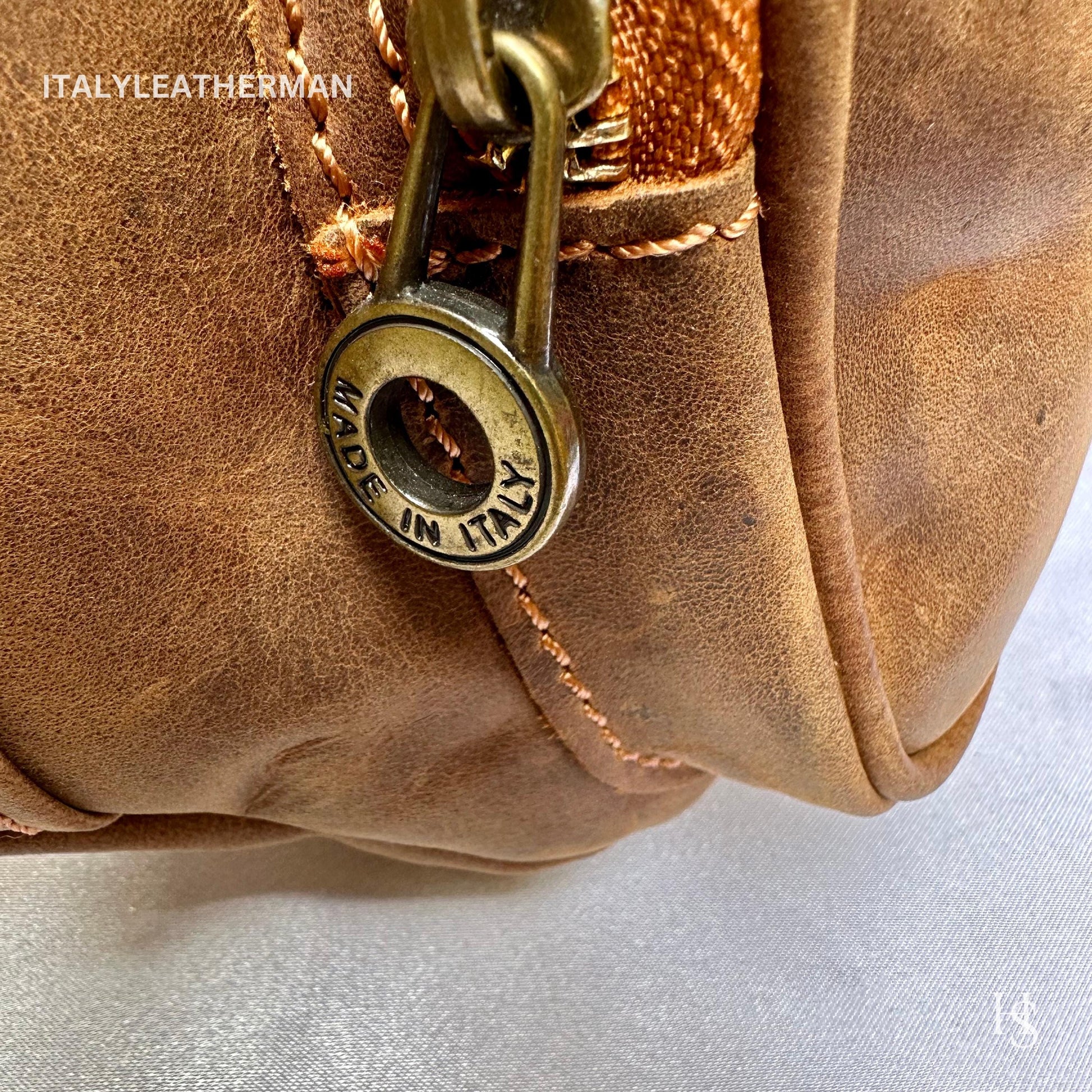 Italian Handmade Leather Belt Bags for Unisex Made In Italy from Florence | Waist Bag | Leather Fanny Pack | Belly Bag