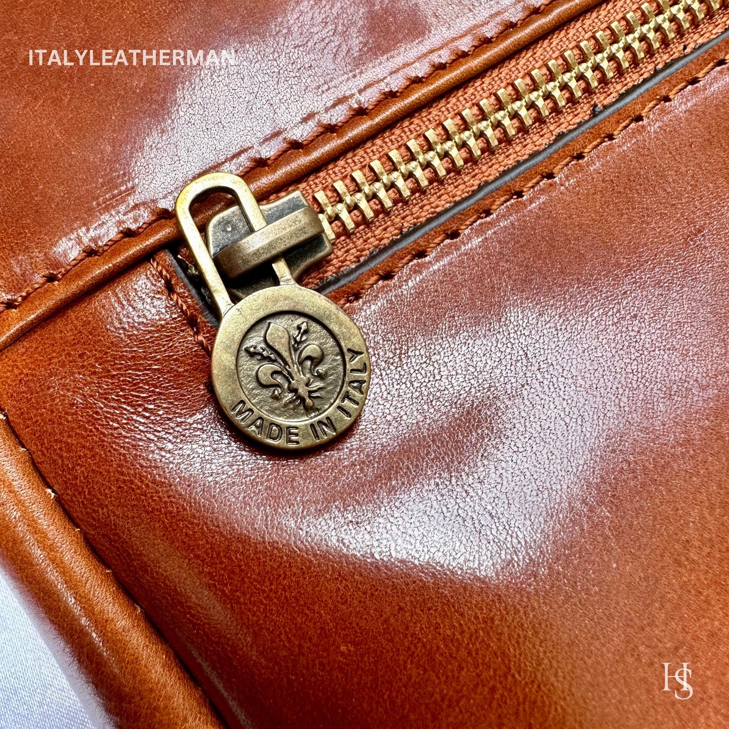 Italian Handmade Leather Crossbody Bags for Men Made In Italy from Florence || Handmade leather bag