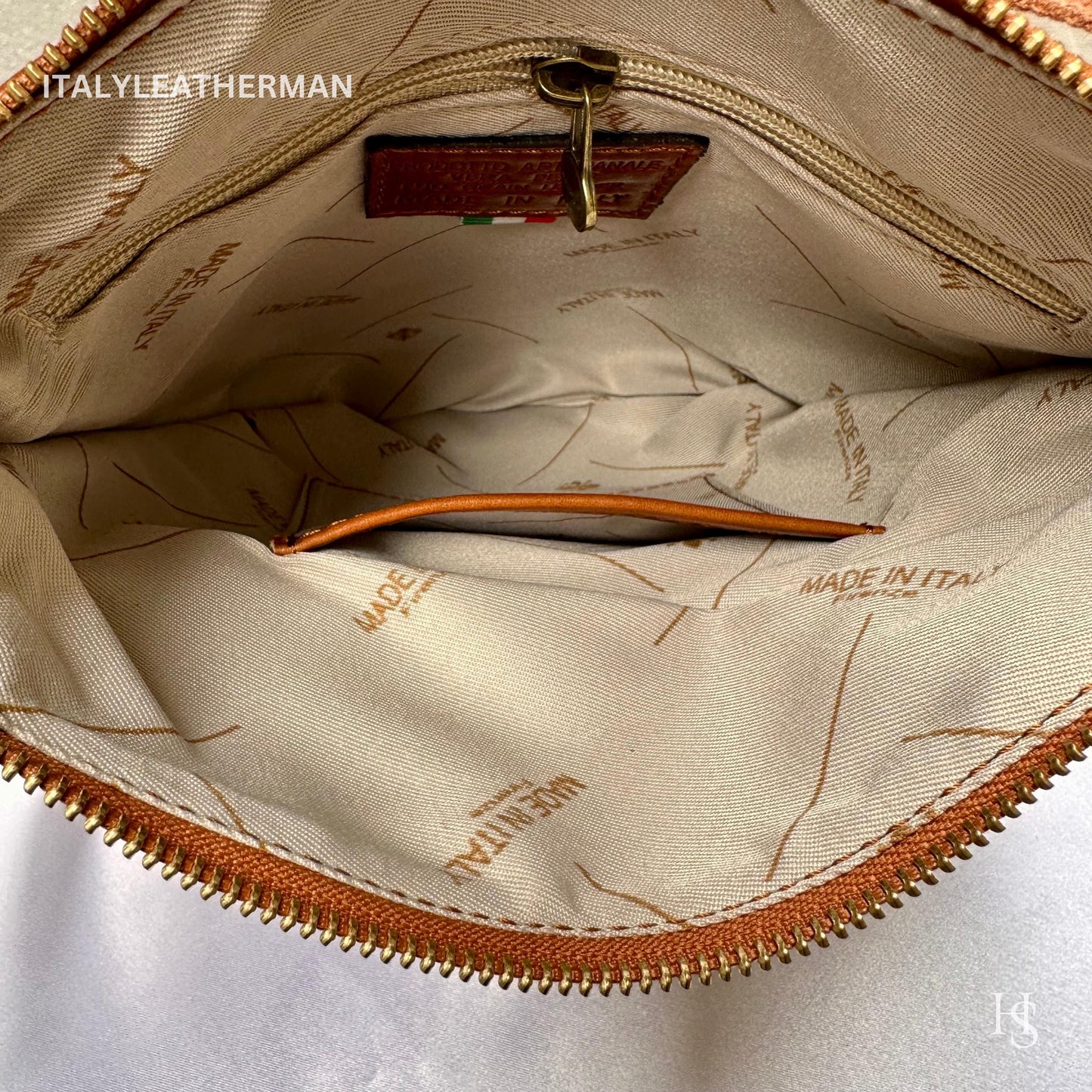 Italian Handmade Leather Crossbody Bags for Men Made In Italy from Florence || Handmade leather bag
