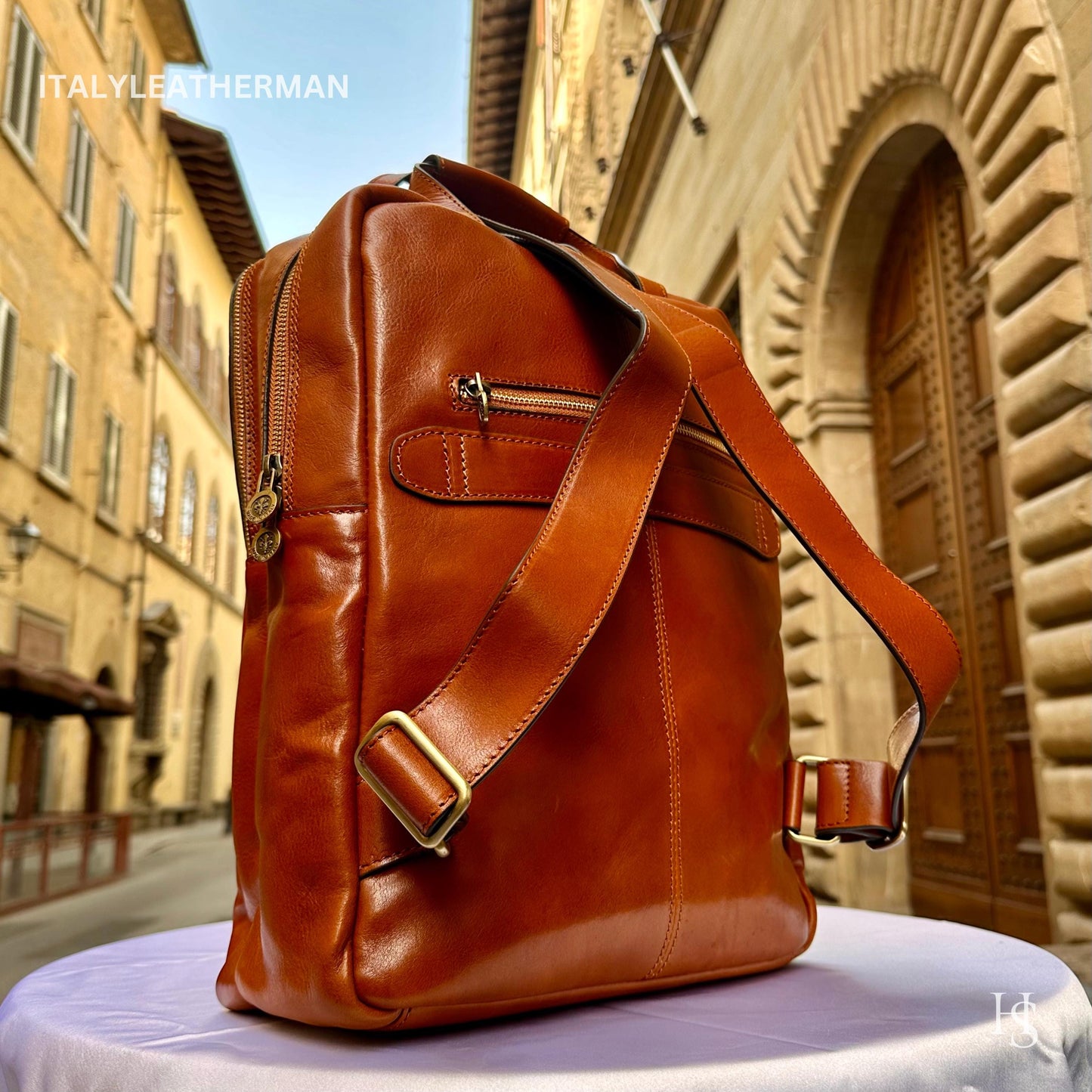 Italian Handmade Leather Backpacks for Men | Elevate Your Style with Exquisite Craftsmanship Made in Italy from Florence