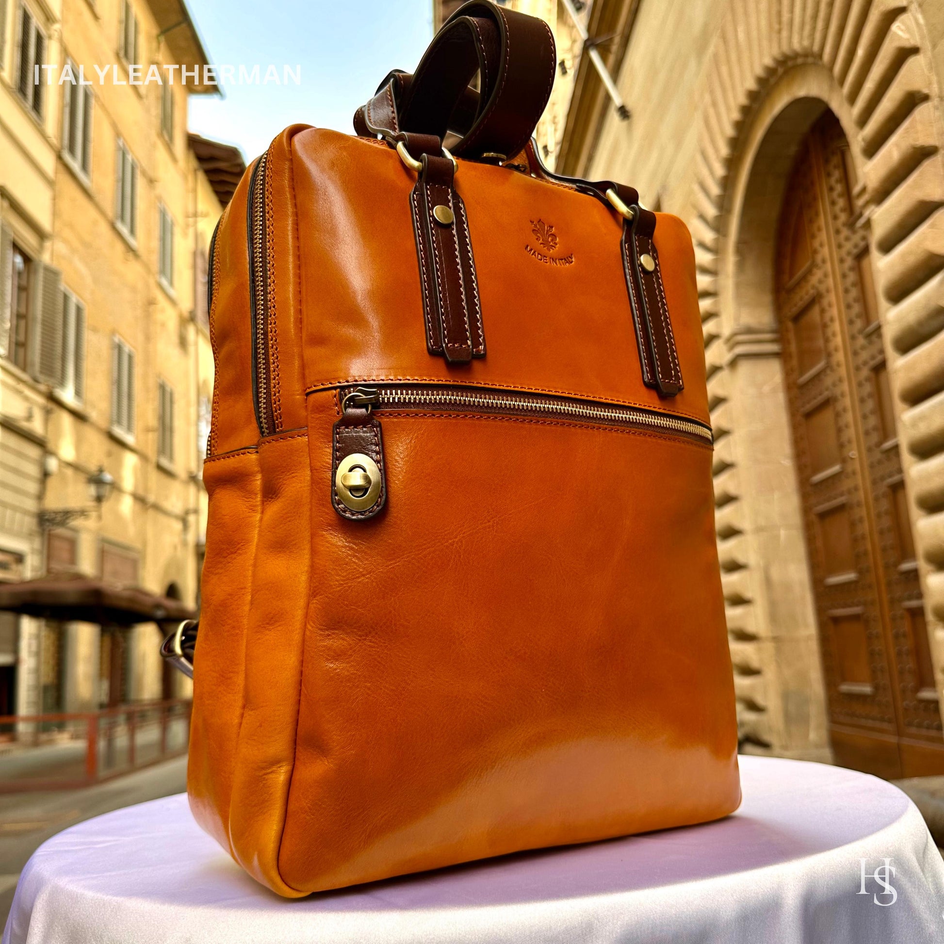 Italian Handmade Leather Backpacks for Men | Elevate Your Style with Exquisite Craftsmanship Made in Italy from Florence