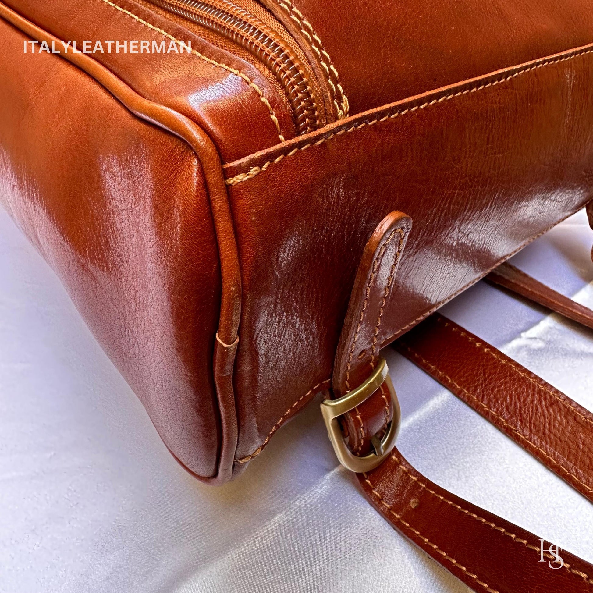 Italian Handmade Leather Backpacks for Unisex| Elevate Your Style with Exquisite Craftsmanship Made in Italy from Florence