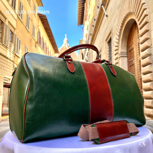 Italian Handmade Leather Travel Bags for Men | Elevate Your Style with Exquisite Craftsmanship made in Italy from Florence
