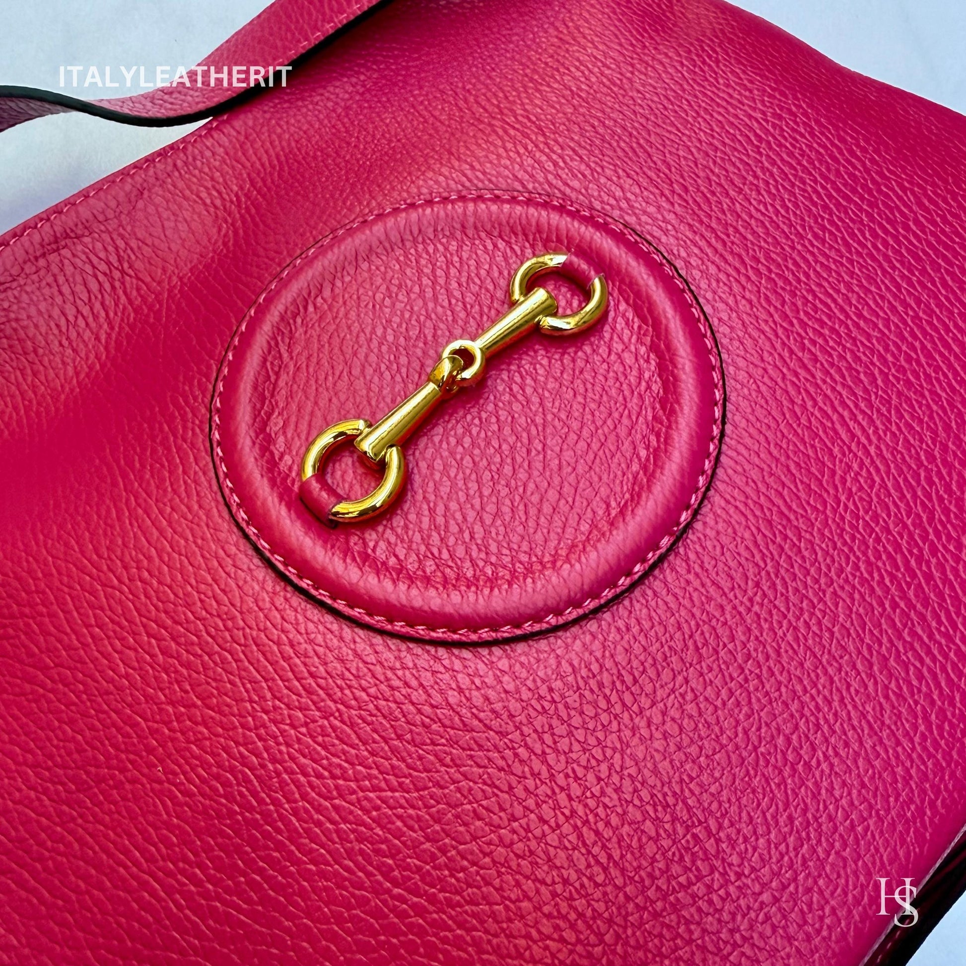 Italian Handmade Leather Bags For Women | Elegant Red Leather Tote From Florence | Made in Italy