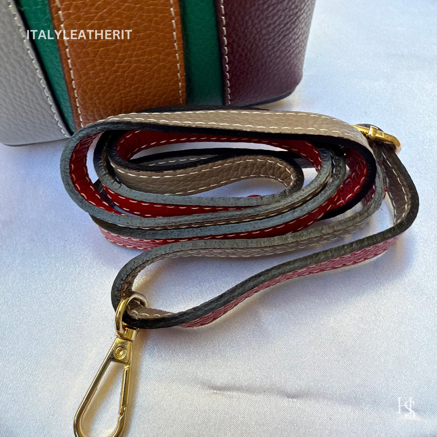 Italian Handmade Leather Bags For Women l l Elegant Leather Tote From Florence, Bucket bag, Made in Italy