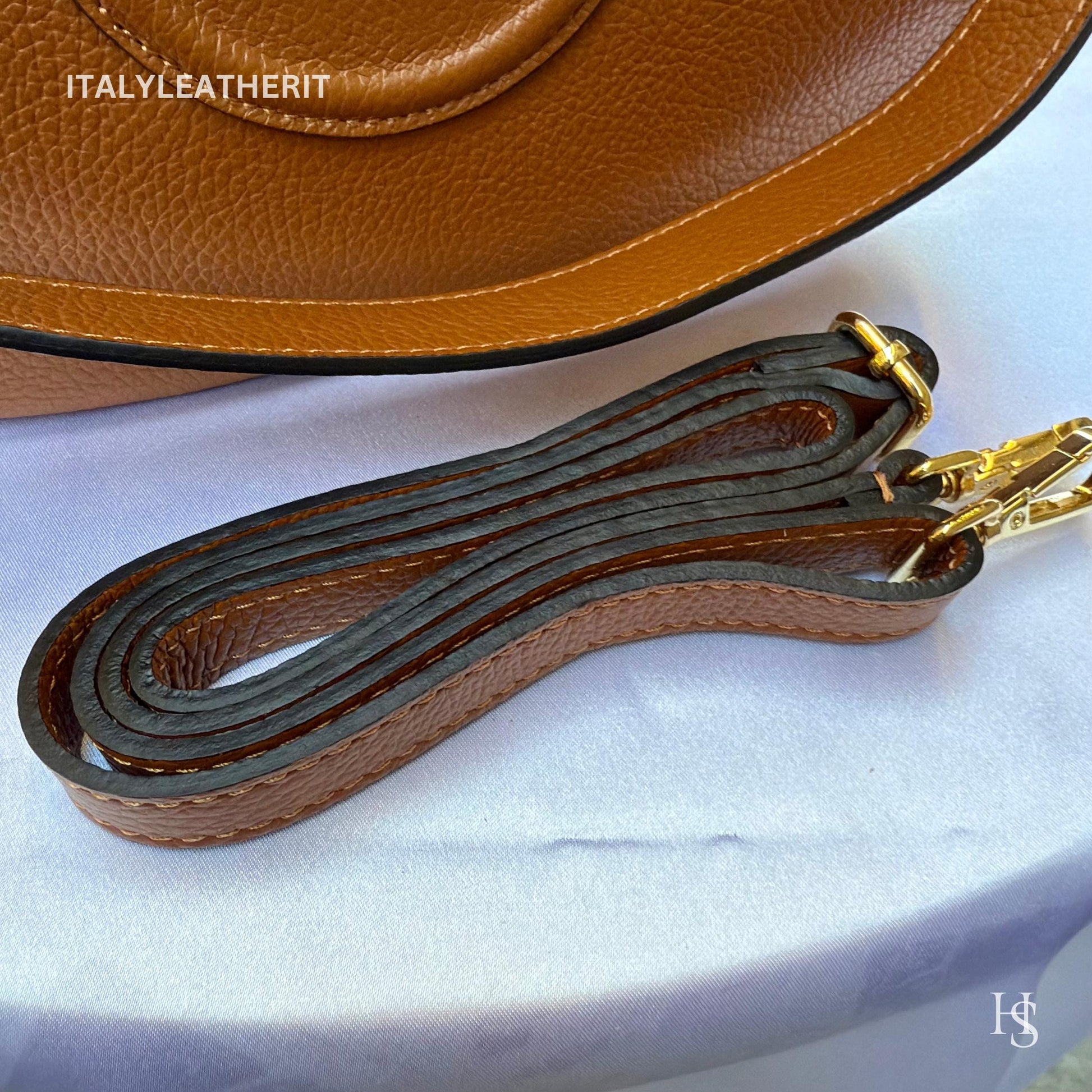 Italian Handmade Leather Bags For Women l l Elegant Leather Tote From Florence, Made in Italy, Brown leather Tote