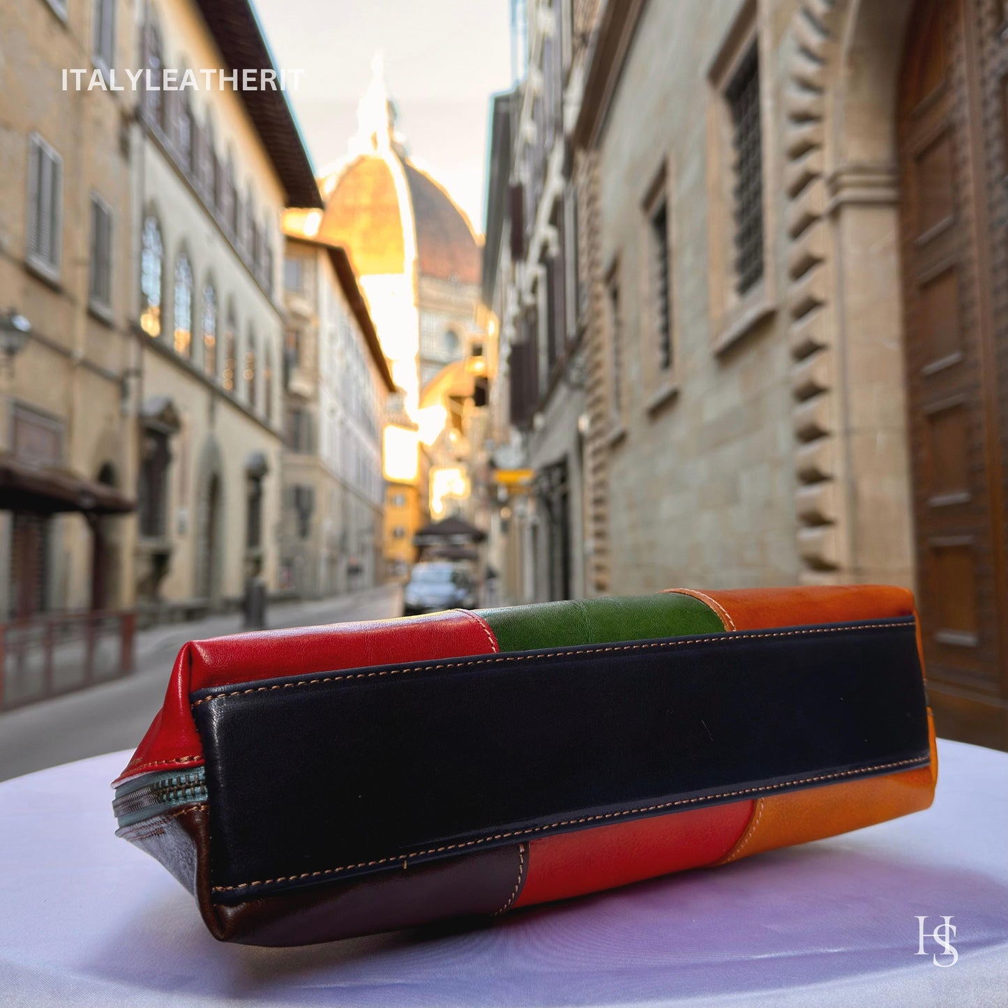Italian Handmade Leather Bags For Woman l l Elegant Leather Tote From Florence, shoulder bag, perfect gift for her