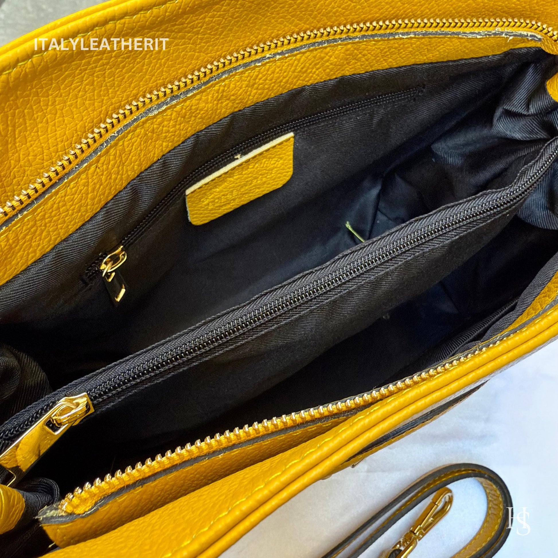Italian Handmade Leather Bags For Women | Elegant Red Leather Tote From Florence | Made in Italy