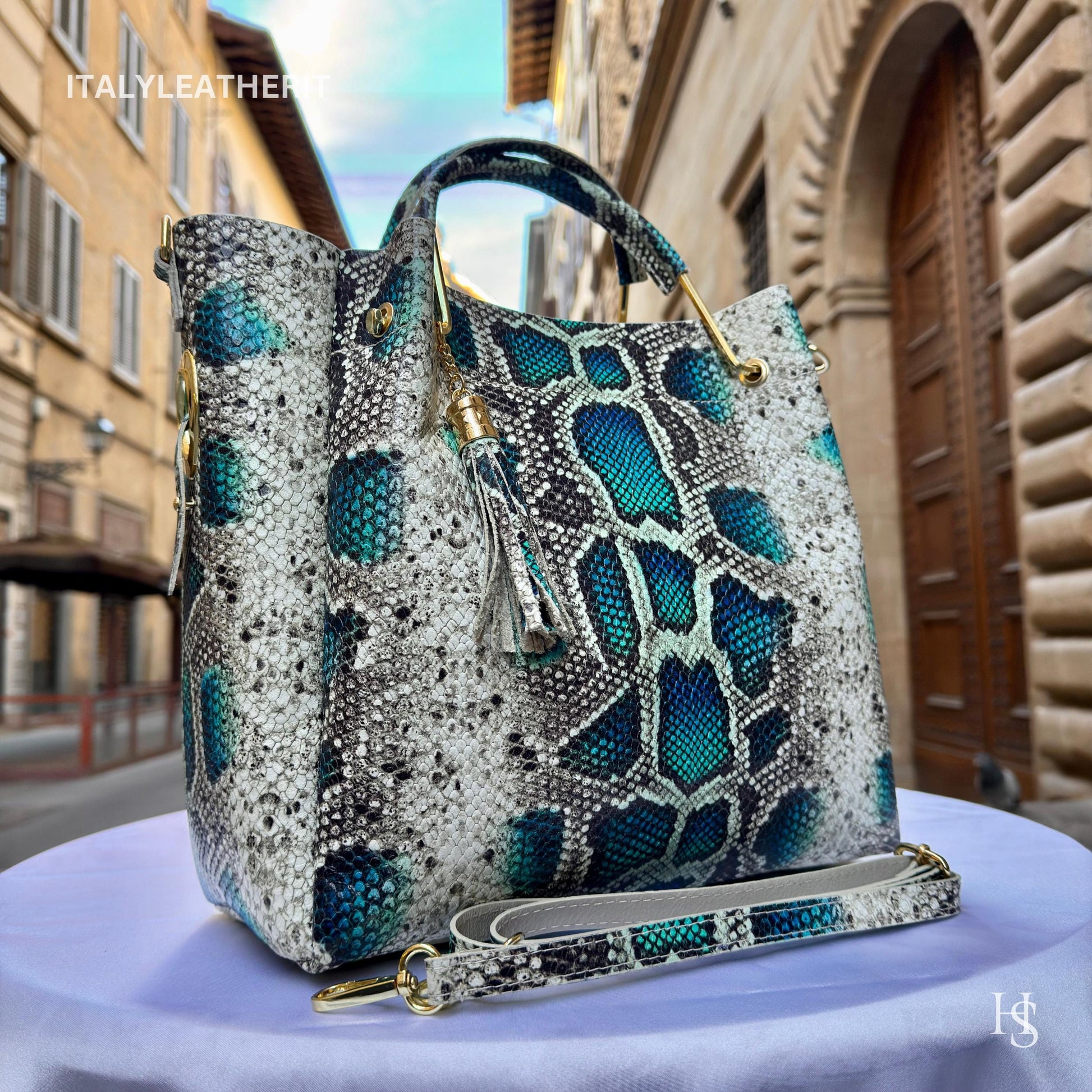 Italian Handmade Leather Bags For Women l l Elegant Leather Tote From Florence, Made in Italy