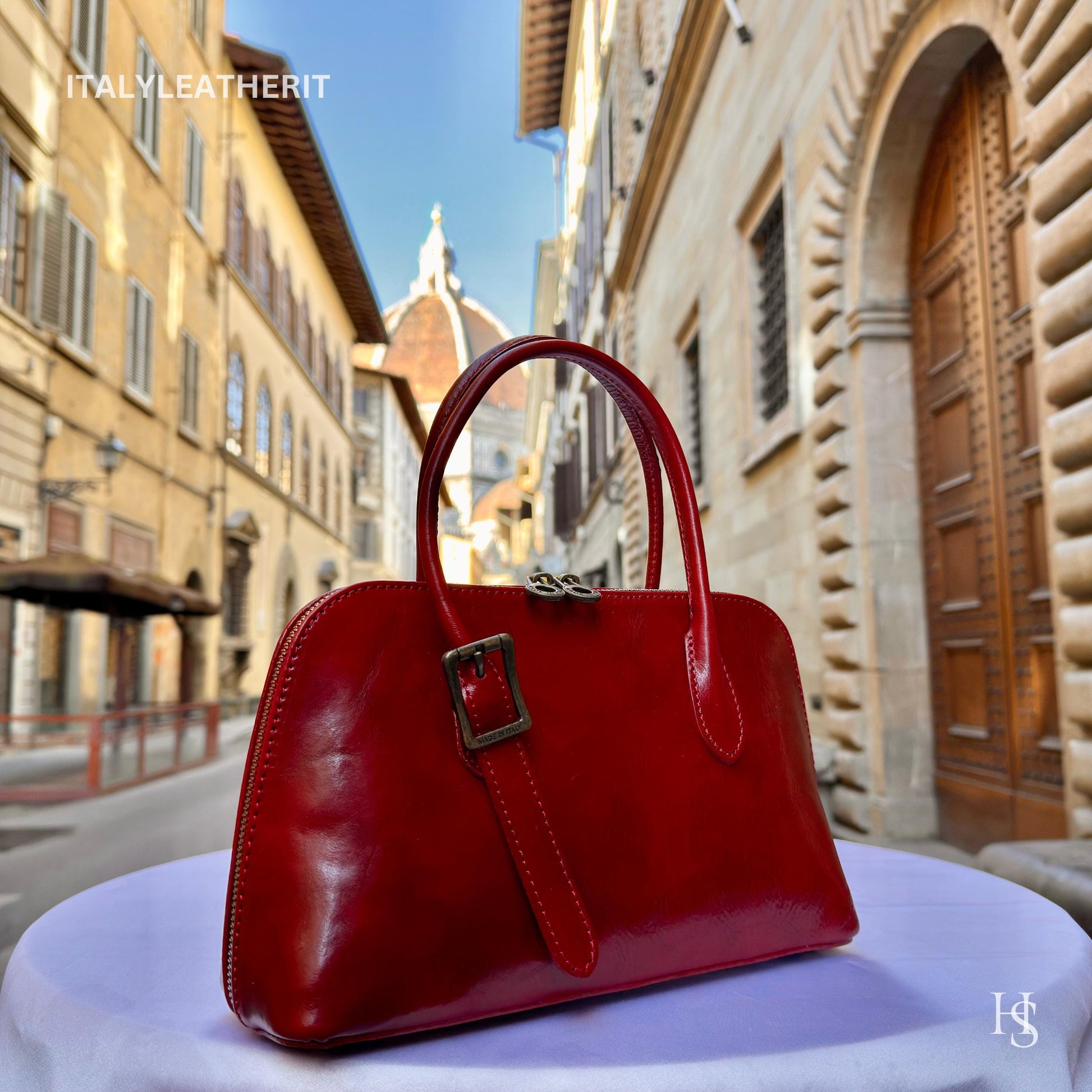 Italian Handmade Leather Bags For Women l l Elegant Leather Tote From Florence, shoulder leather bag
