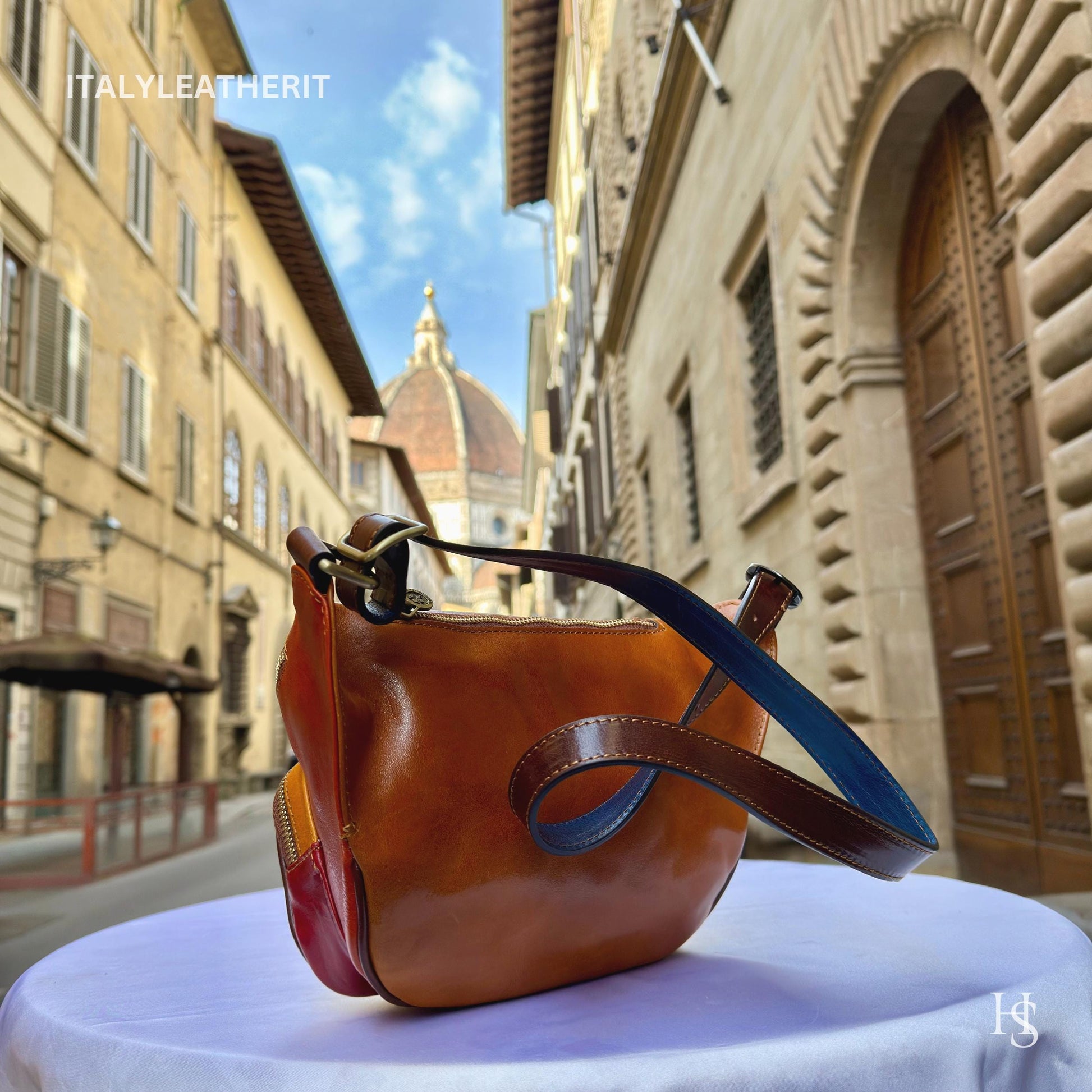 Italian Handmade Leather Belt Bags for Unisex Made In Italy from Florence | Waist Bag | Leather Fanny Pack | Belly Bag