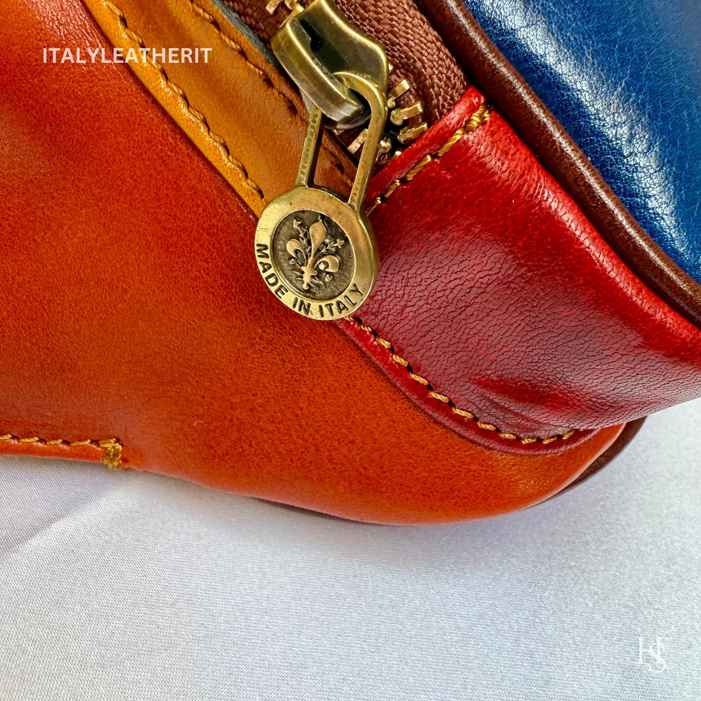 Italian Handmade Leather Belt Bags for Unisex Made In Italy from Florence | Waist Bag | Leather Fanny Pack | Belly Bag