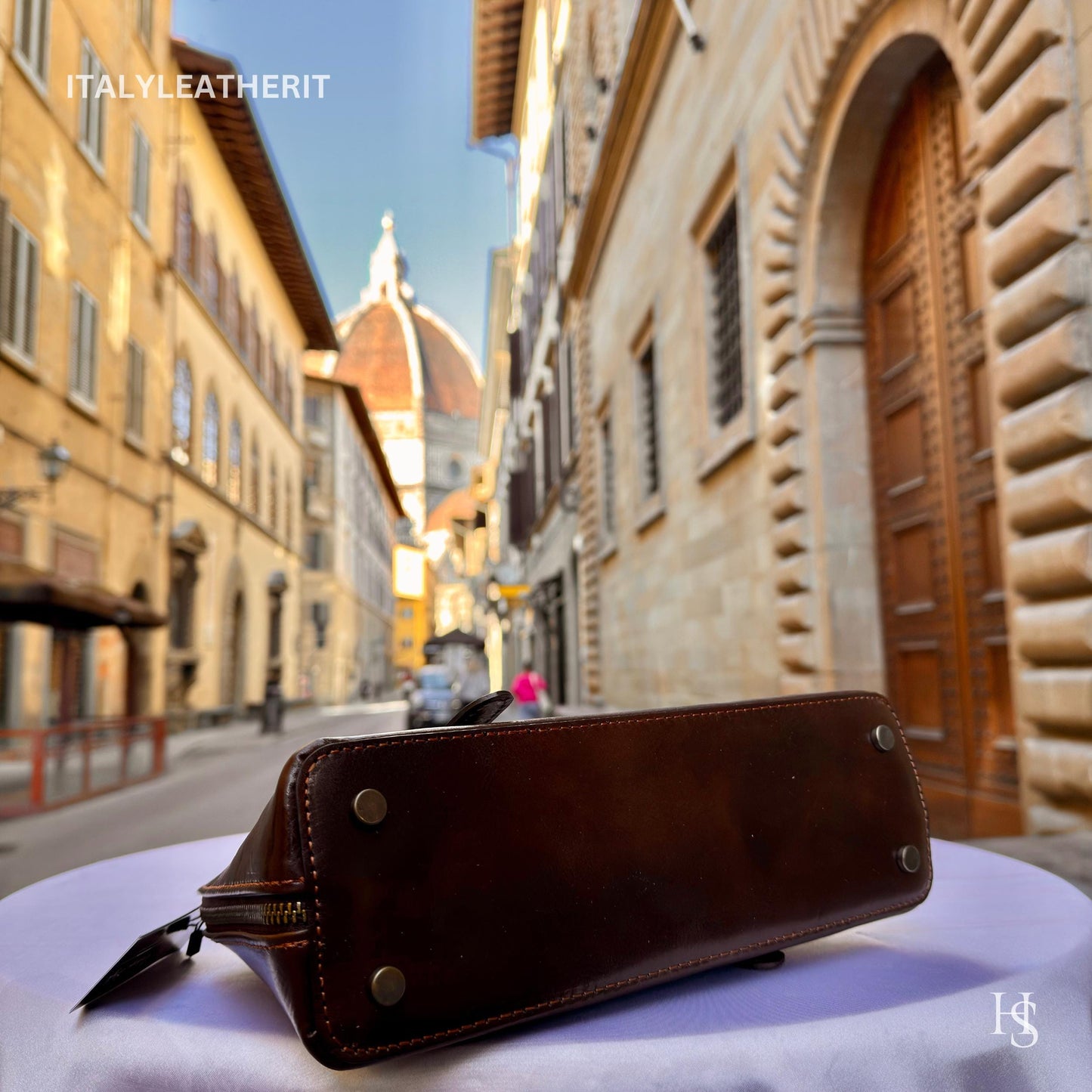 Italian Handmade Leather Bags For Women l l Elegant Leather Tote From Florence, shoulder leather bag