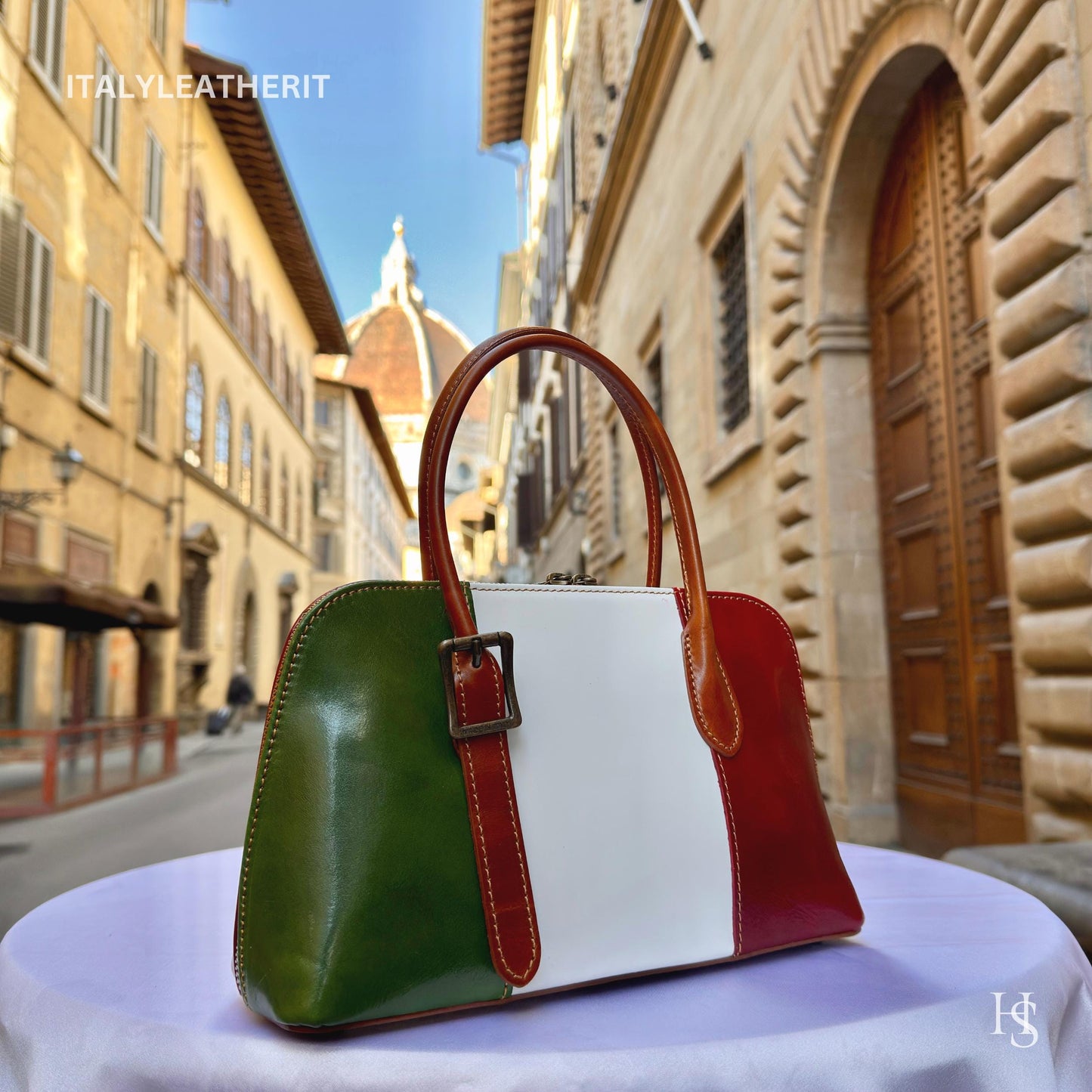 Italian Handmade Leather Bags For Women l l Elegant Leather Tote From Florence, shoulder leather bag