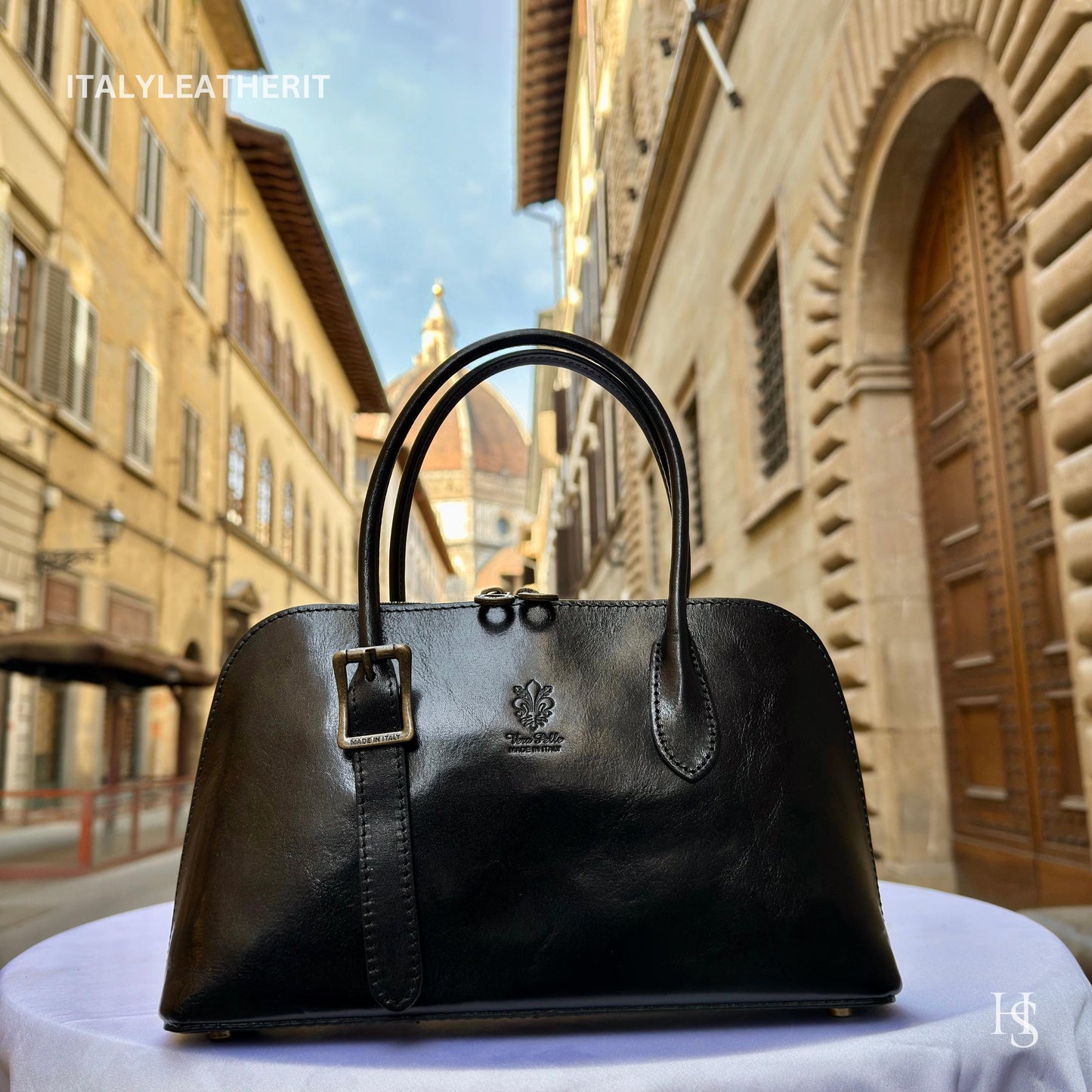 Italian Handmade Leather Bags For Women l l Elegant Leather Tote From Florence, shoulder leather bag