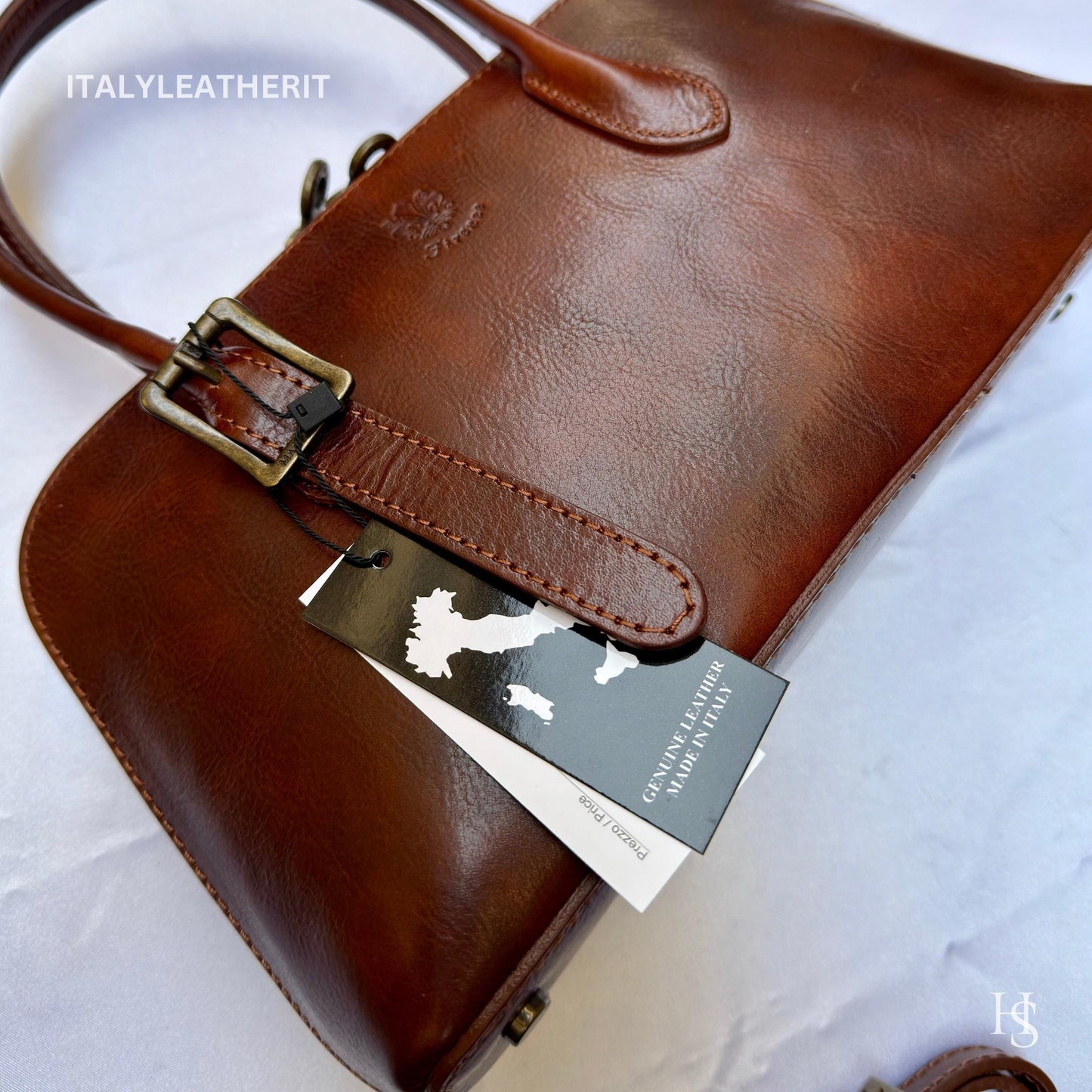 Italian Handmade Leather Bags For Women l l Elegant Leather Tote From Florence, shoulder leather bag