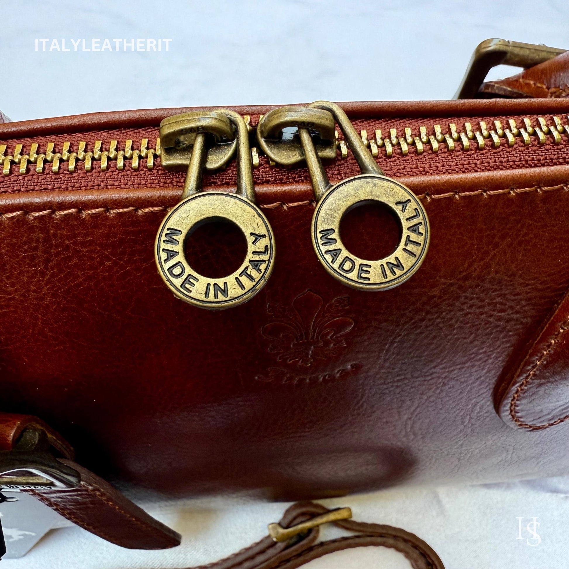 Italian Handmade Leather Bags For Women l l Elegant Leather Tote From Florence, shoulder leather bag