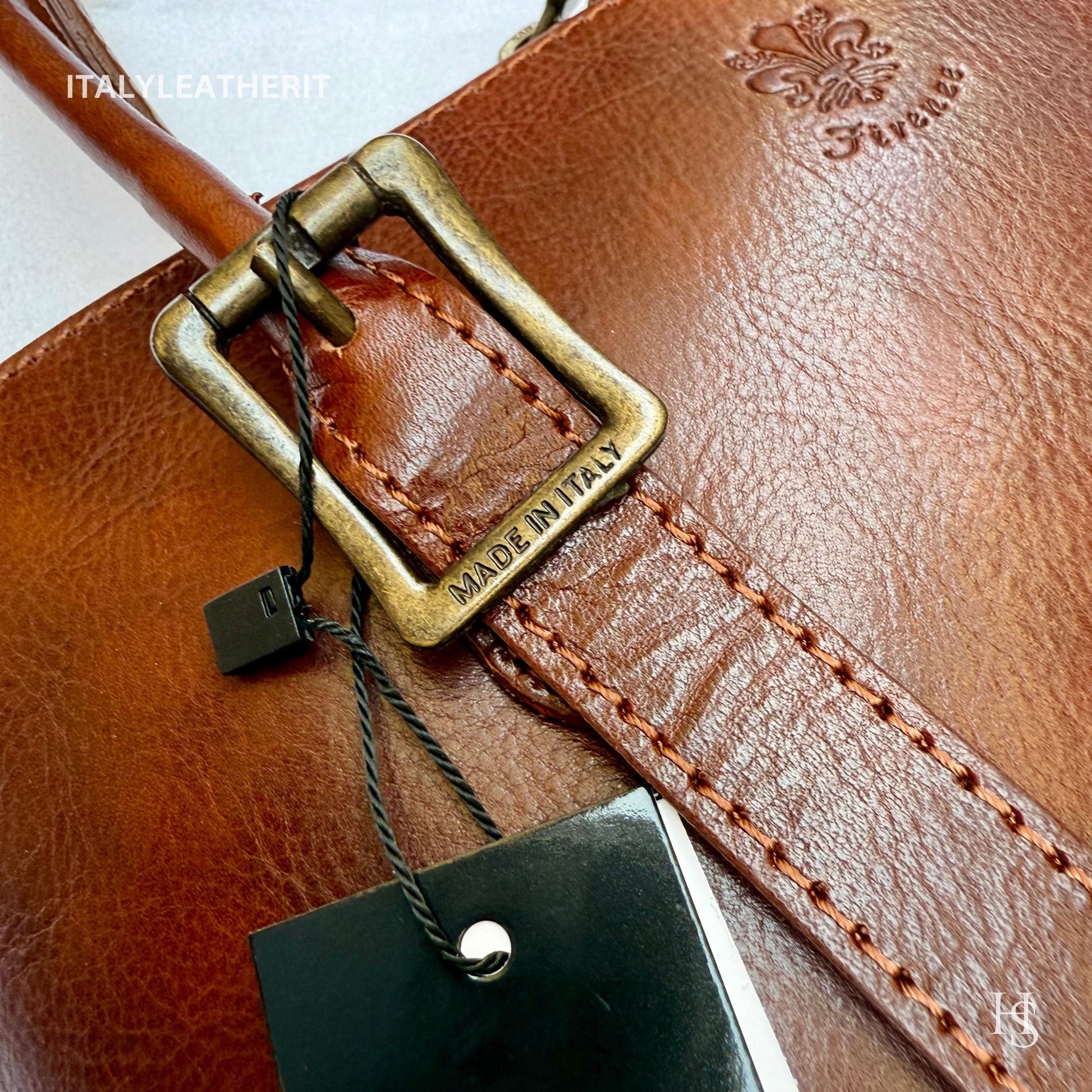 Italian Handmade Leather Bags For Women l l Elegant Leather Tote From Florence, shoulder leather bag