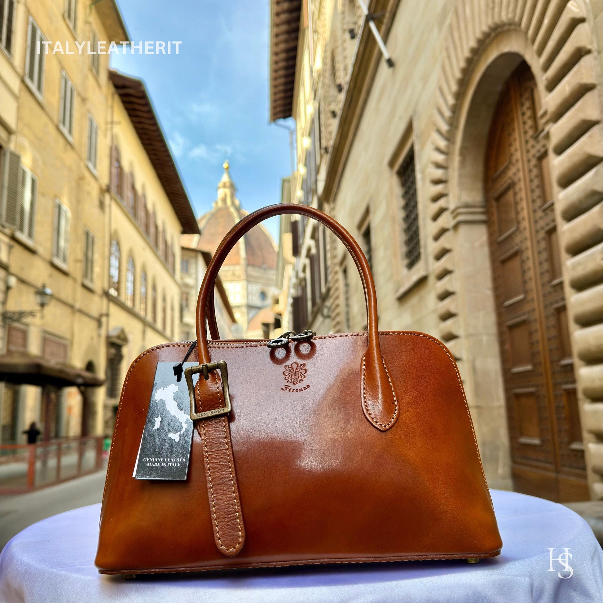 Italian Handmade Leather Bags For Women l l Elegant Leather Tote From Florence, shoulder leather bag