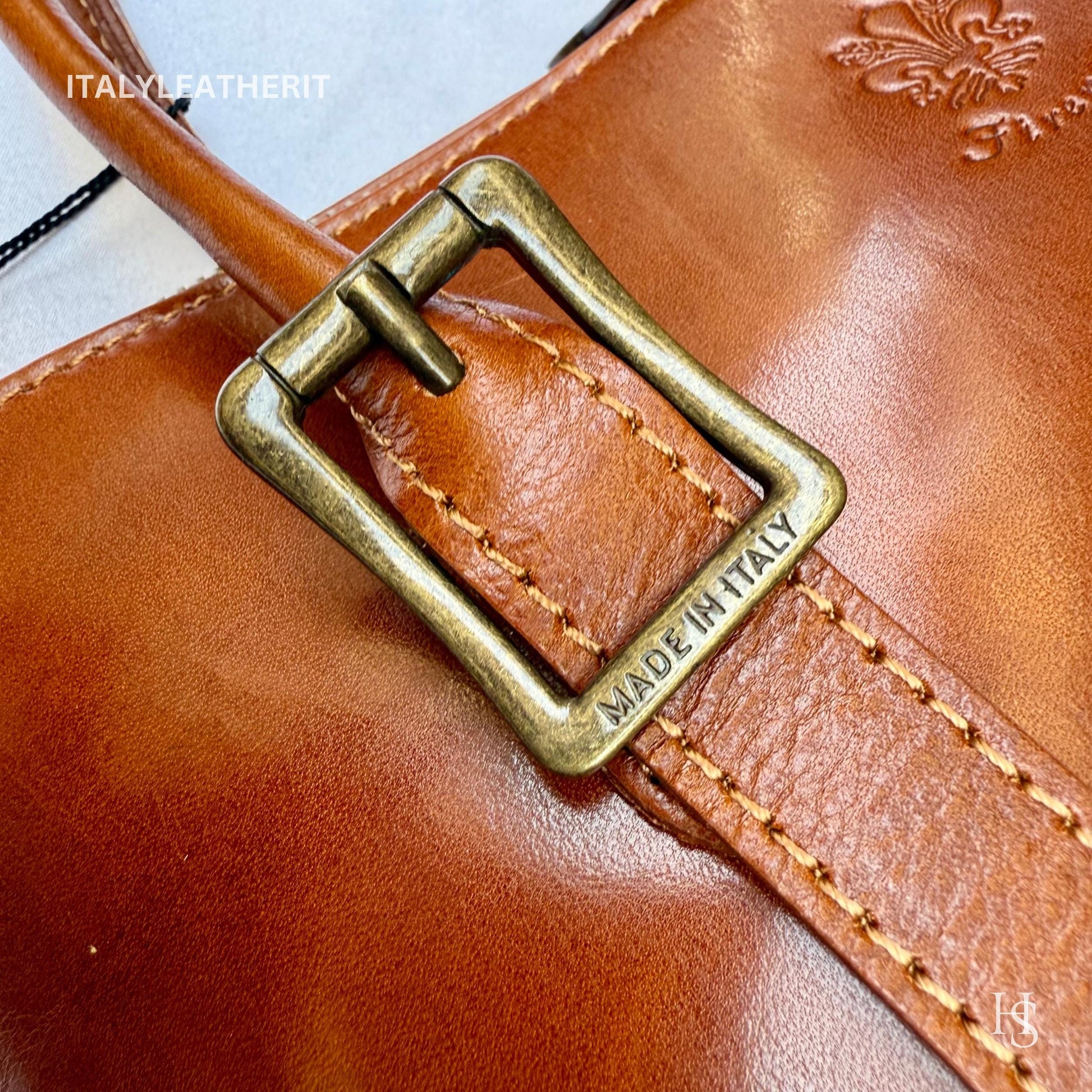 Italian Handmade Leather Bags For Women l l Elegant Leather Tote From Florence, shoulder leather bag