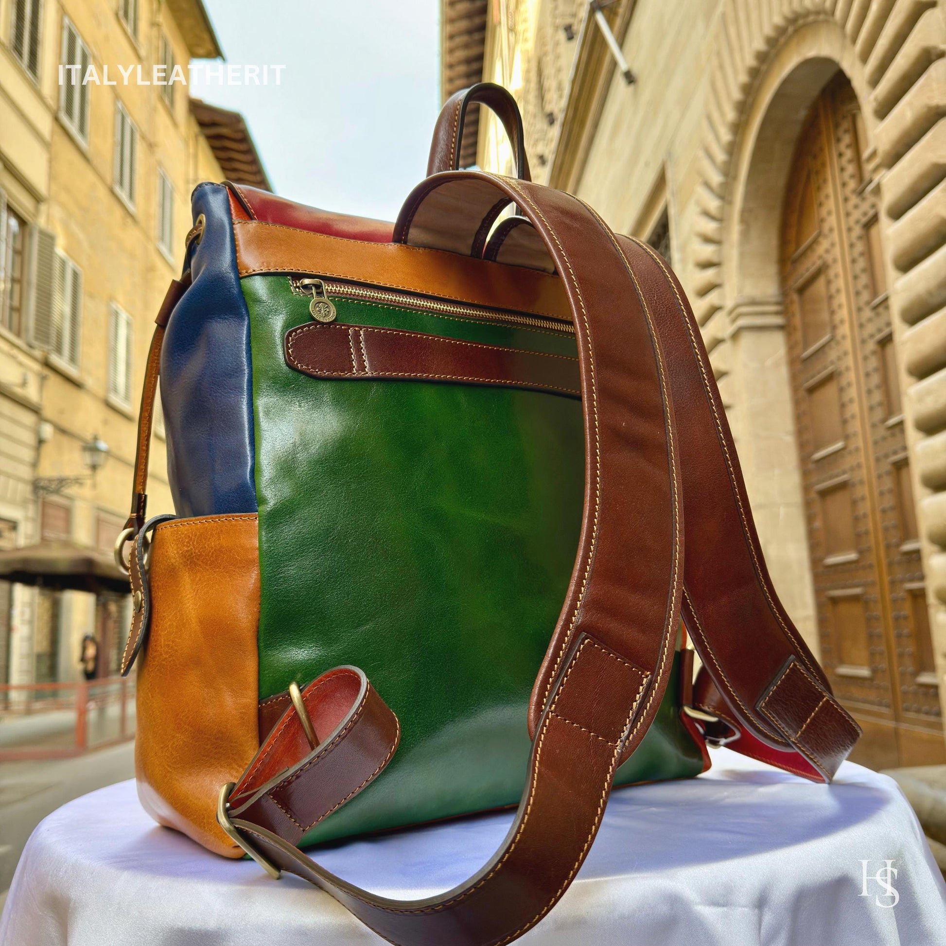 Italian Handmade Leather Backpacks for Unisex| Elevate Your Style with Exquisite Craftsmanship Made in Italy