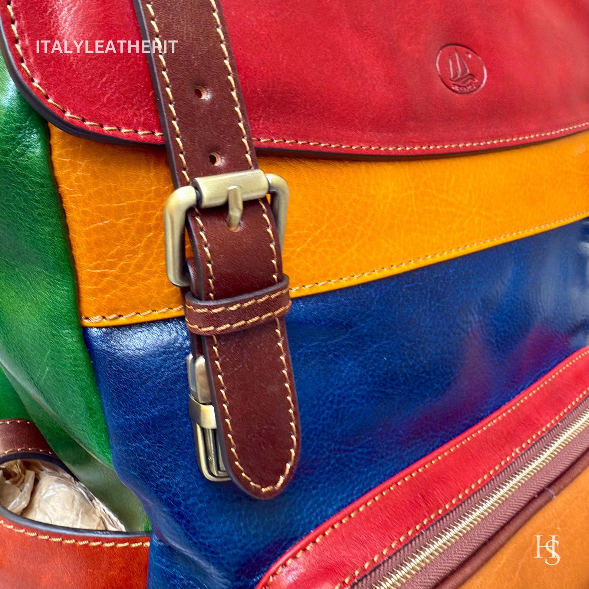 Italian Handmade Leather Backpacks for Unisex| Elevate Your Style with Exquisite Craftsmanship Made in Italy